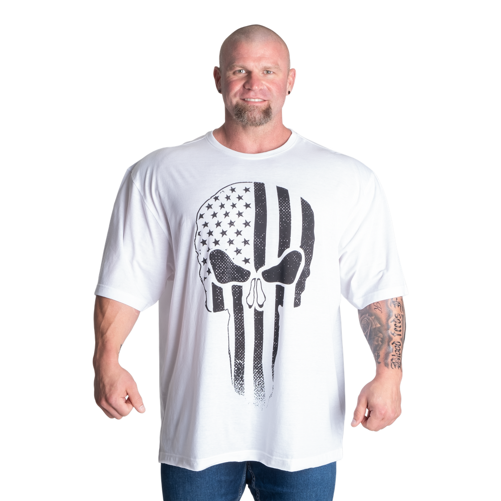 Skull Division Iron Tee - White - imagem 1