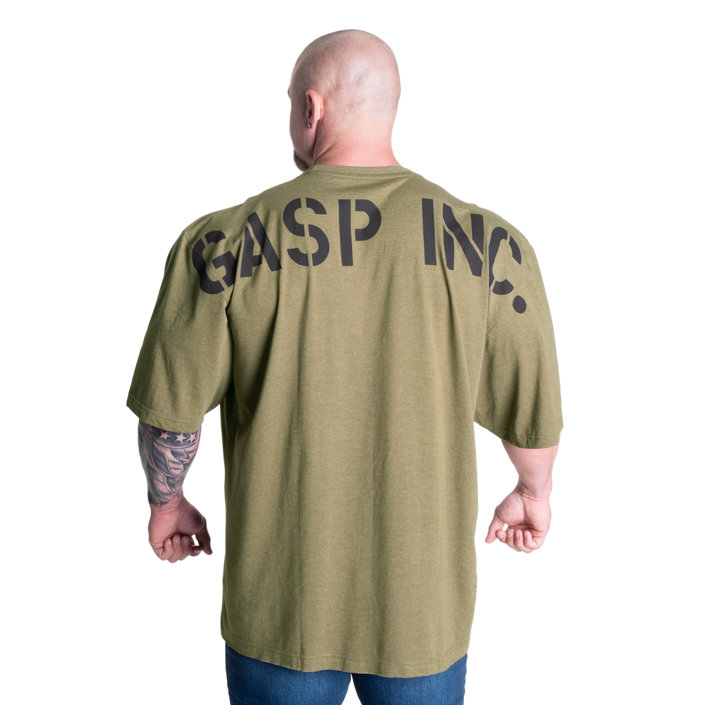Skull Division Iron Tee - Army Green Melange - imagem 2