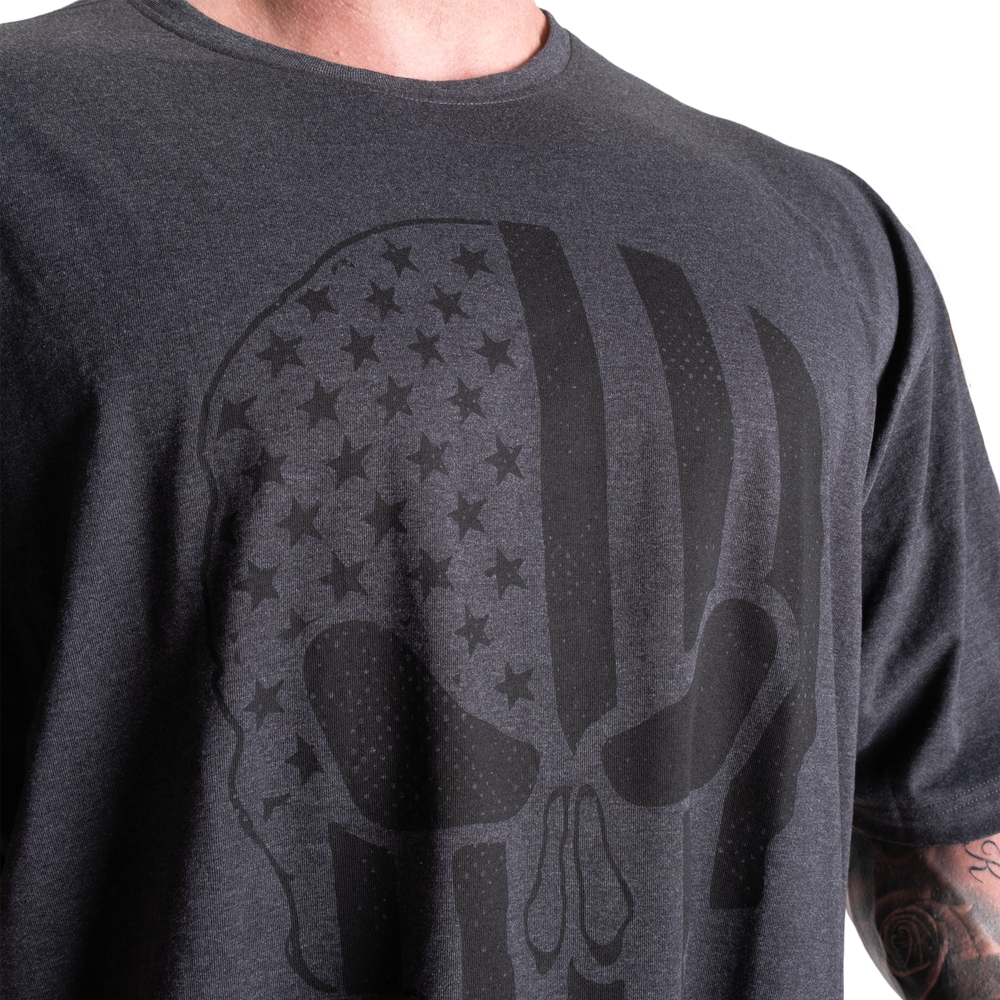 Skull Division Iron Tee - Dark Grey Melange - imagem 4