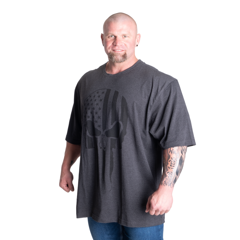 Skull Division Iron Tee - Dark Grey Melange - imagem 3