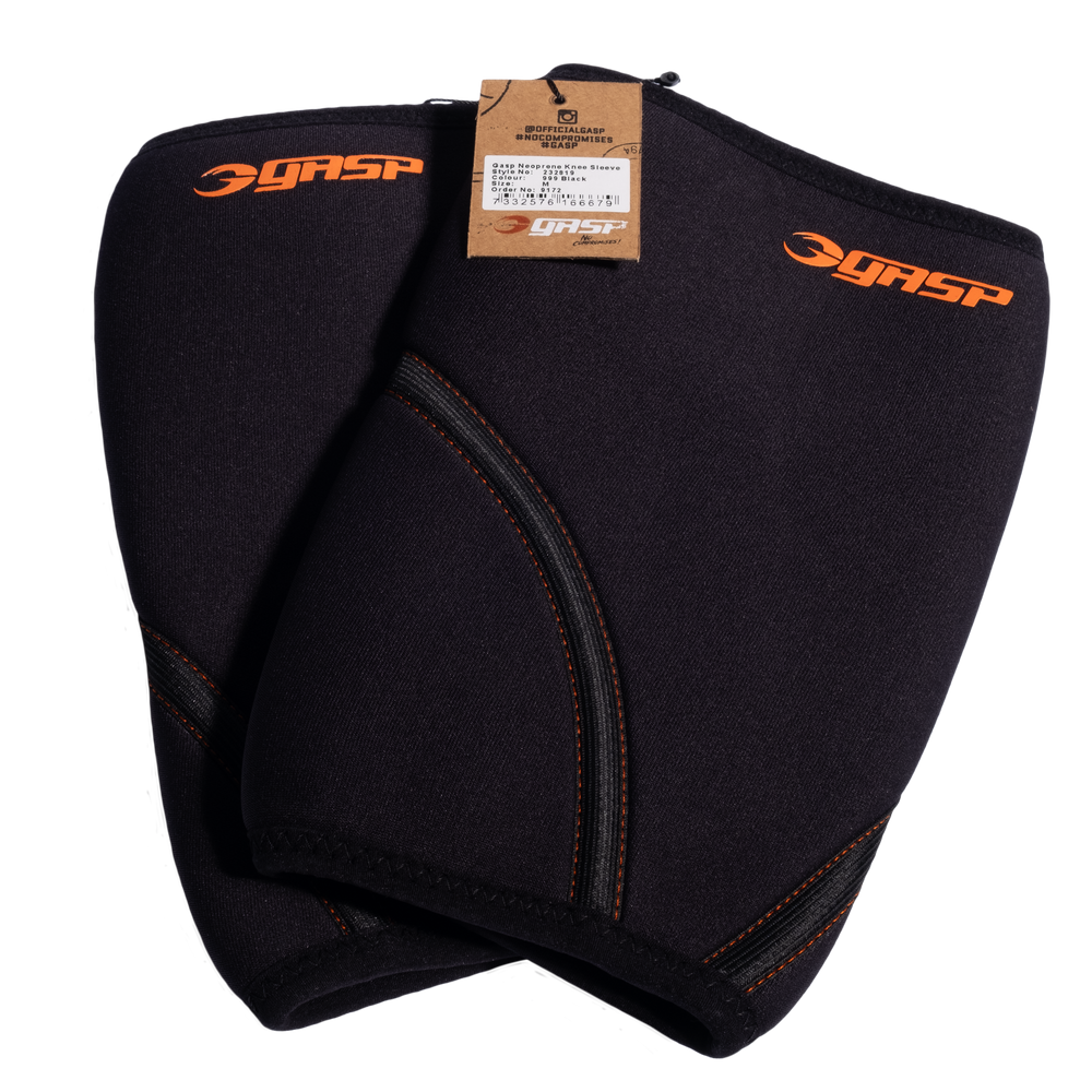 GASP Neoprene Knee Sleeves - Black - imagem 4