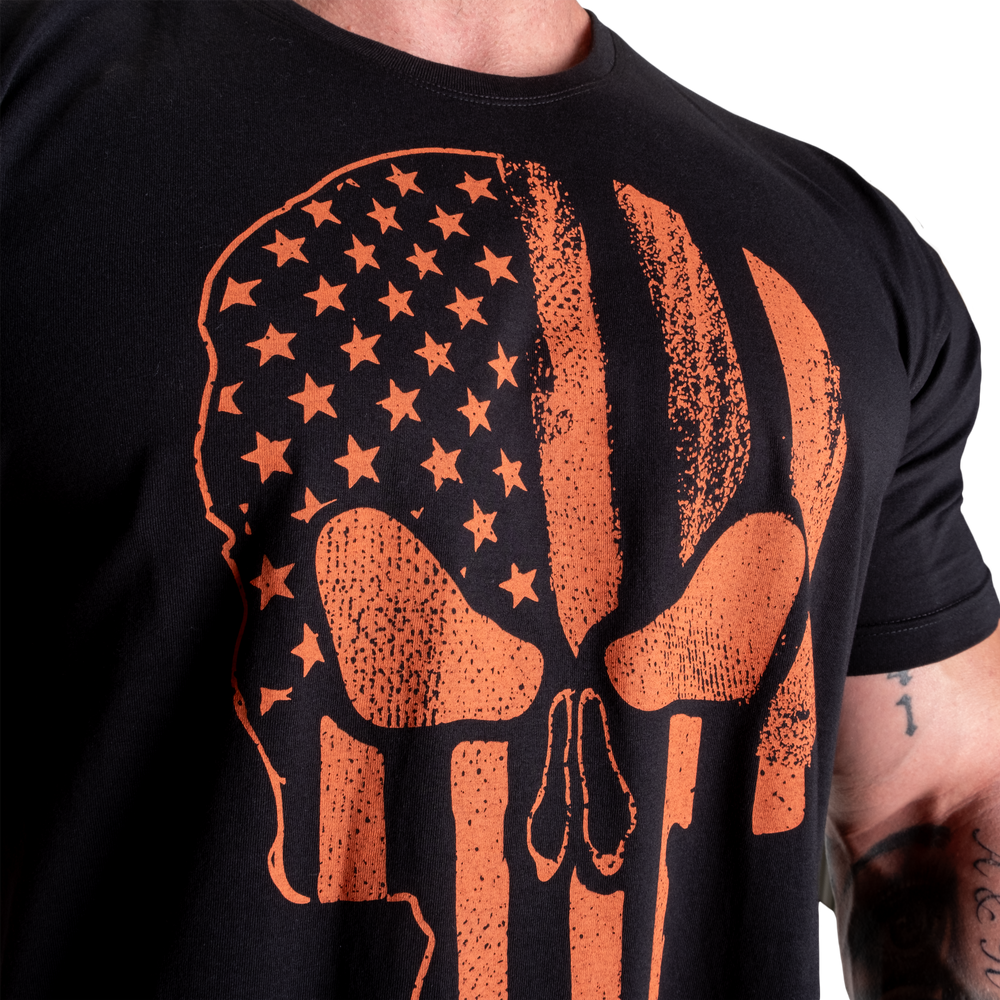 Skull standard tee - Black/Flame - imagem 4