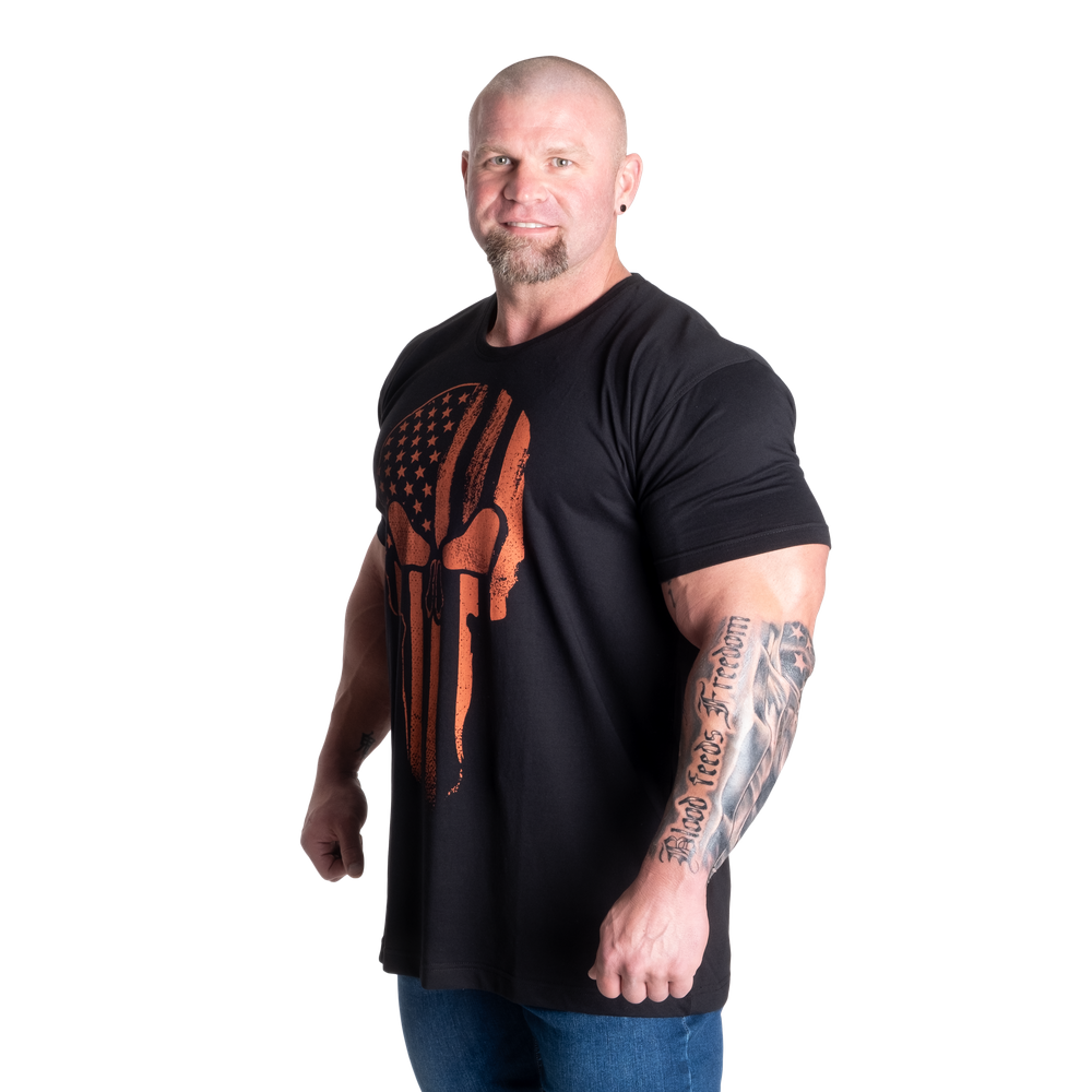 Skull standard tee - Black/Flame - imagem 3