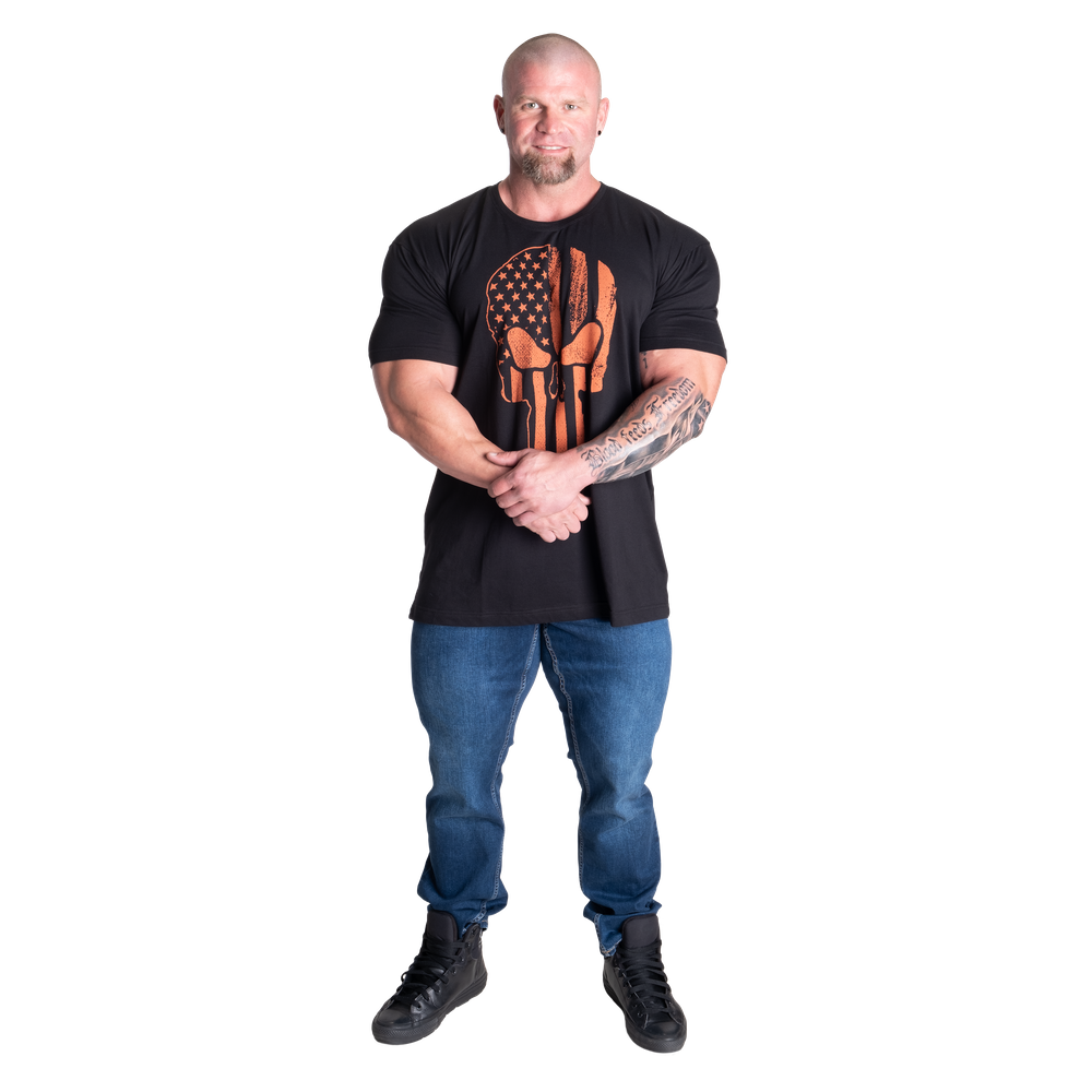 Skull standard tee - Black/Flame - imagem 6