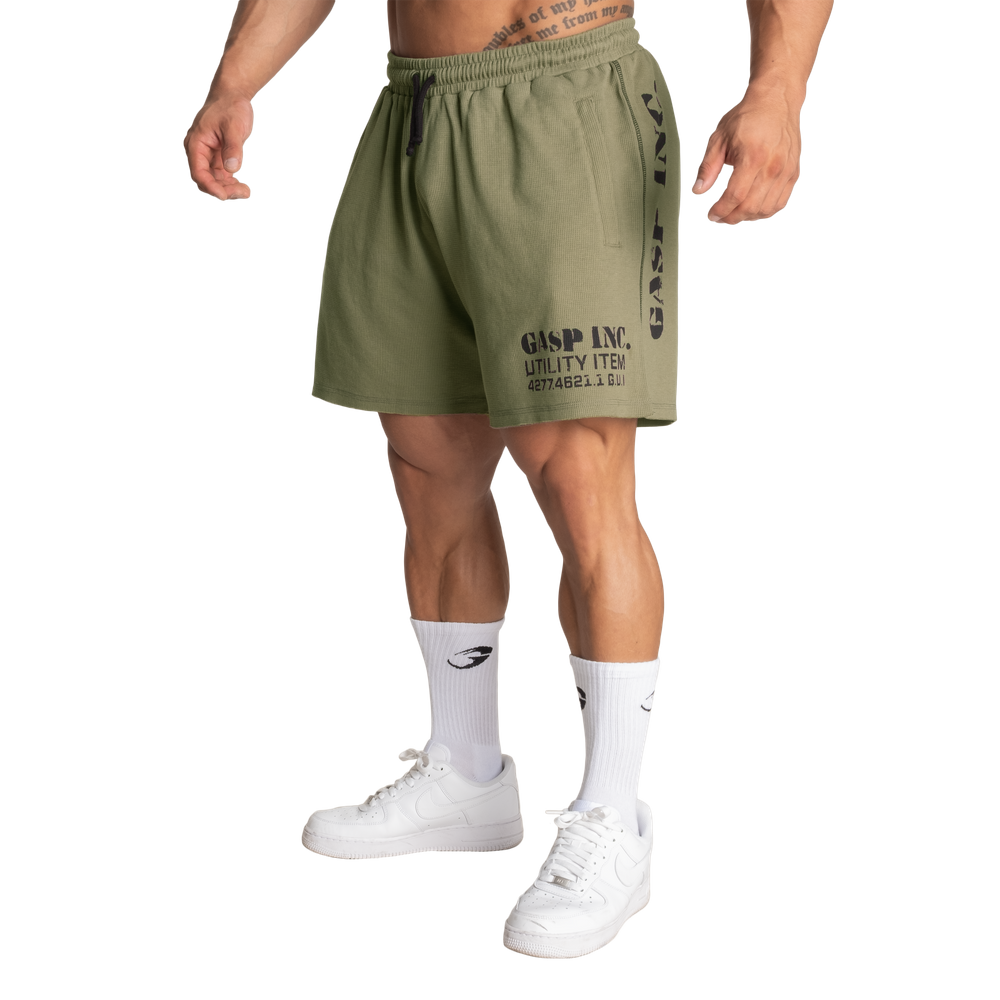 Thermal shorts 6" - Washed Green - imagem 1