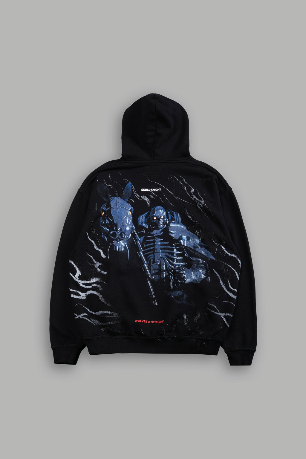 Darc Skull Knight "Side-By-Side" Bishop Hoodie in Black - imagem 1