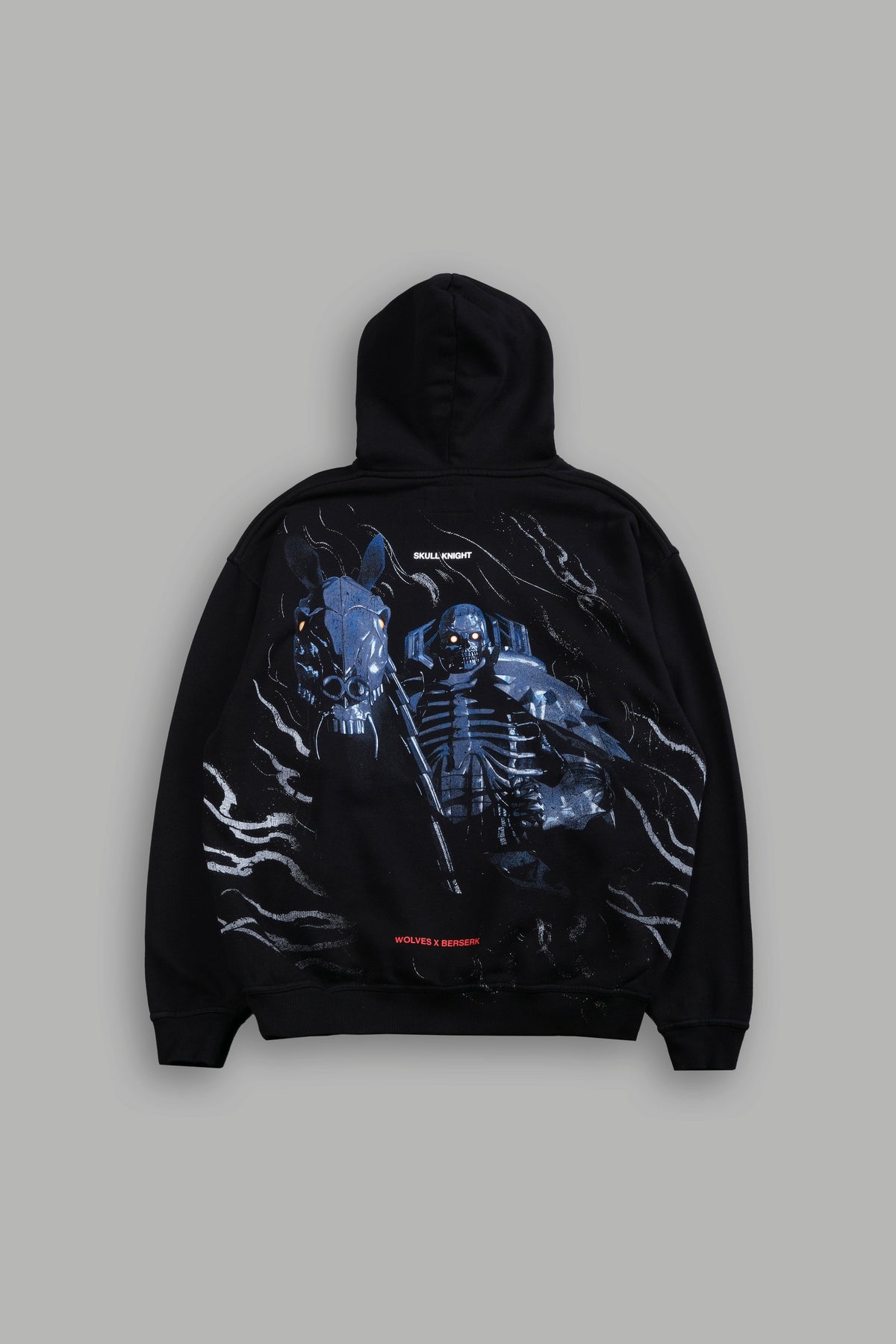 Darc Skull Knight "Side-By-Side" Bishop Hoodie in Black - imagem 1