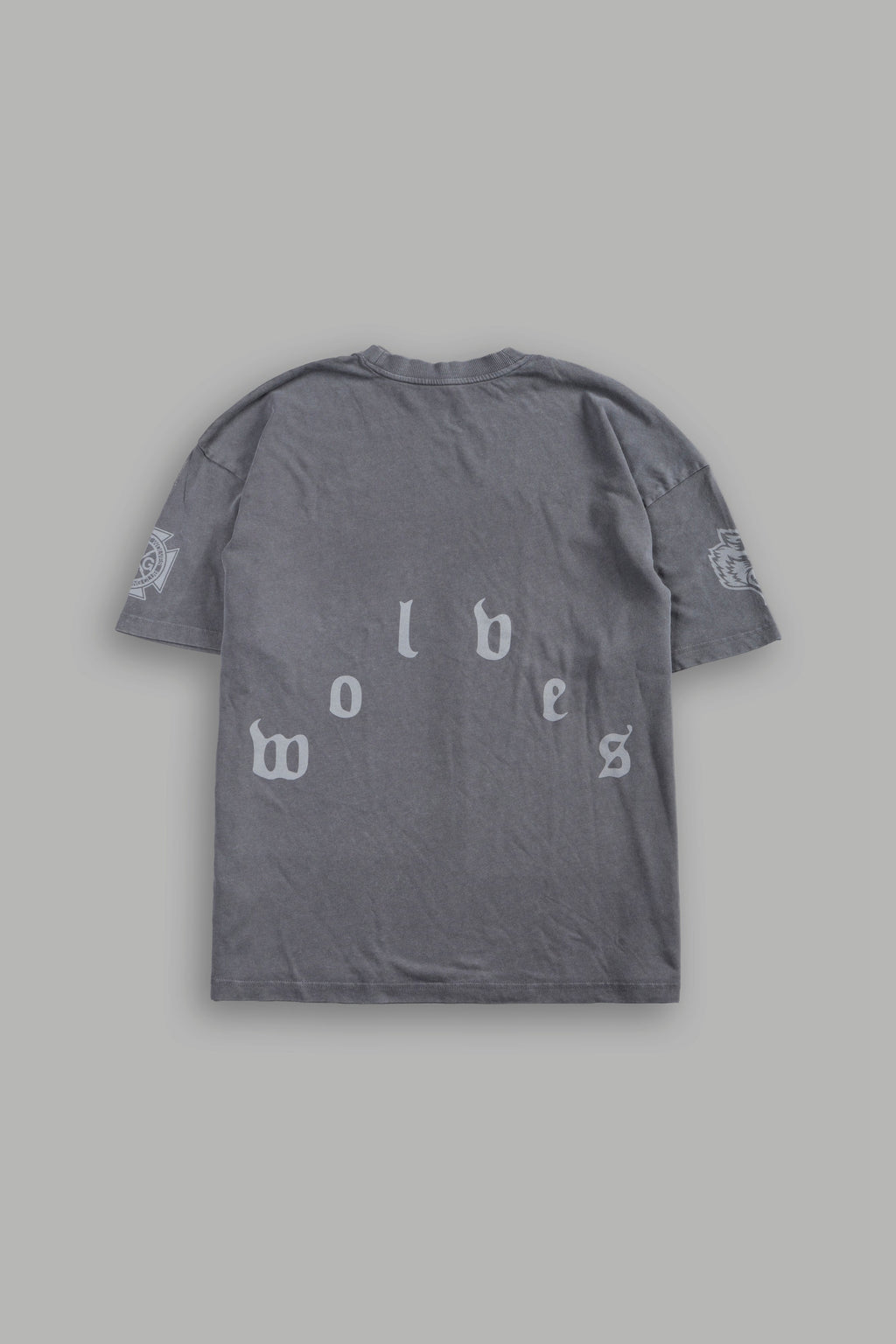 Scorpion Fire Premium Oversized Tee in Slate Gray — imagem 3