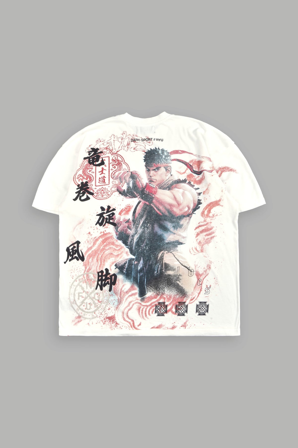 Dragon Rising Premium Oversized Tee In Cream - imagem 1