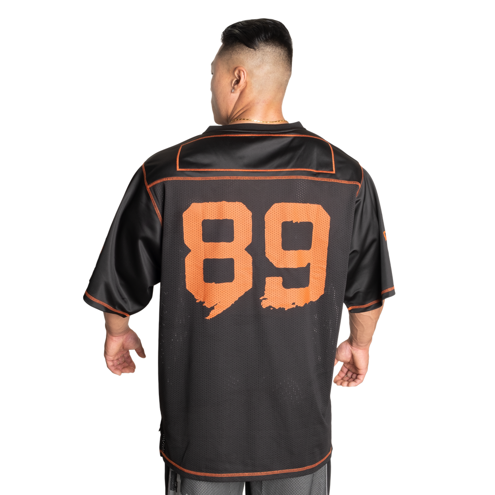 No1 Football Tee CUSTOMIZABLE - Black/Flame - imagem 4