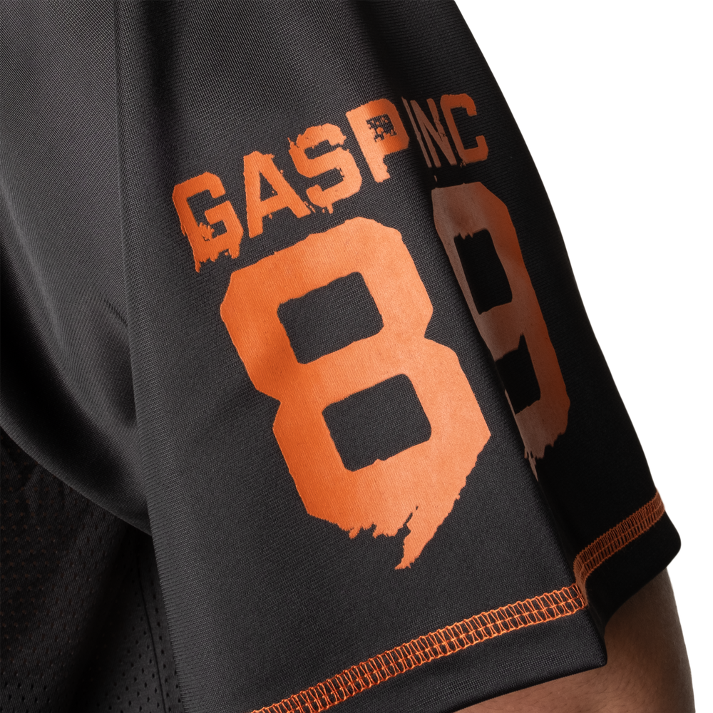 No1 Football Tee CUSTOMIZABLE - Black/Flame - imagem 8