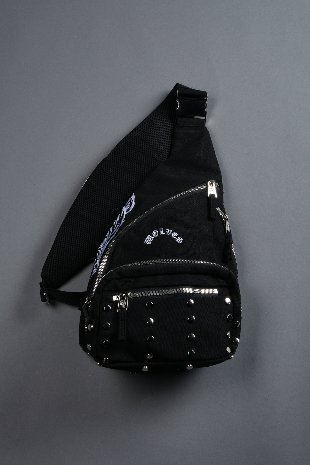 Wolf Head Ronin Side Bag in Black - imagem 5