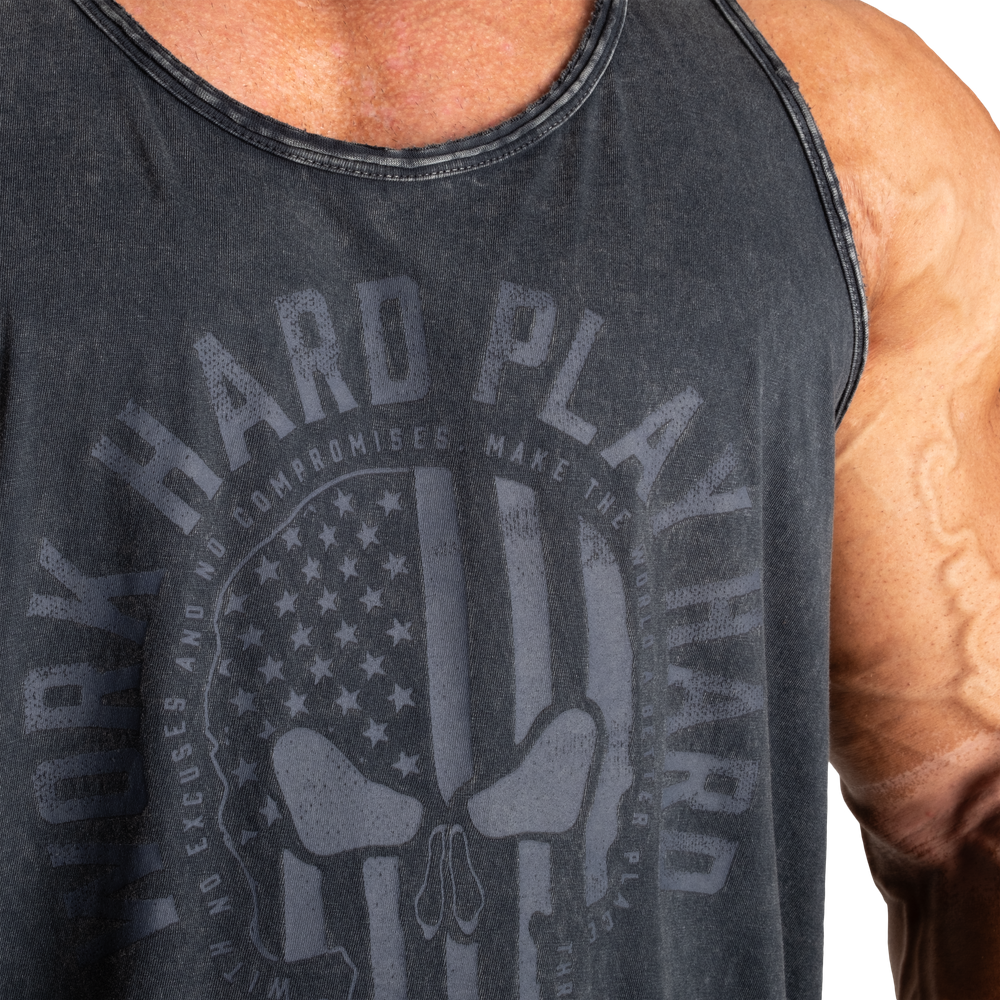 Skull T-back - Washed Black - imagem 4
