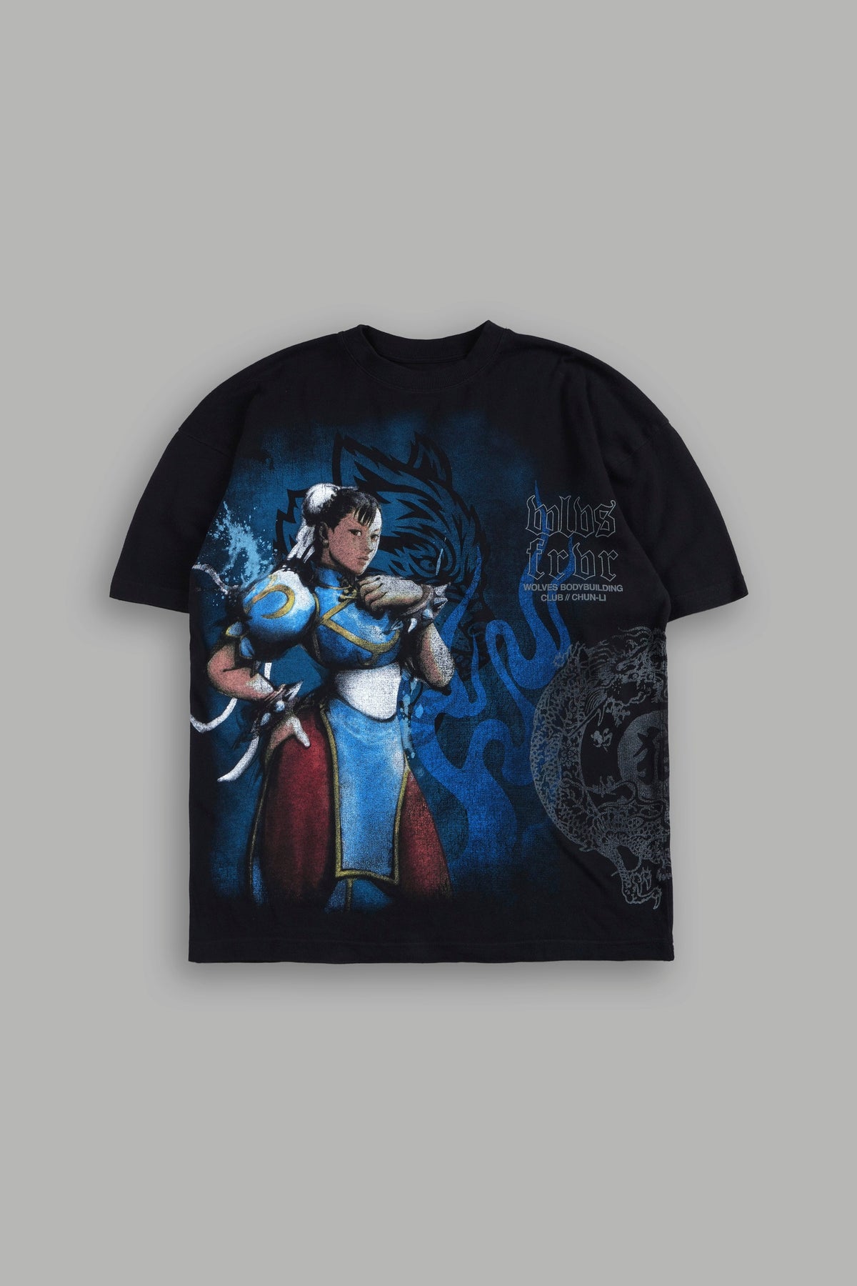 Chun Li Premium Oversized Tee In Black - imagem 1