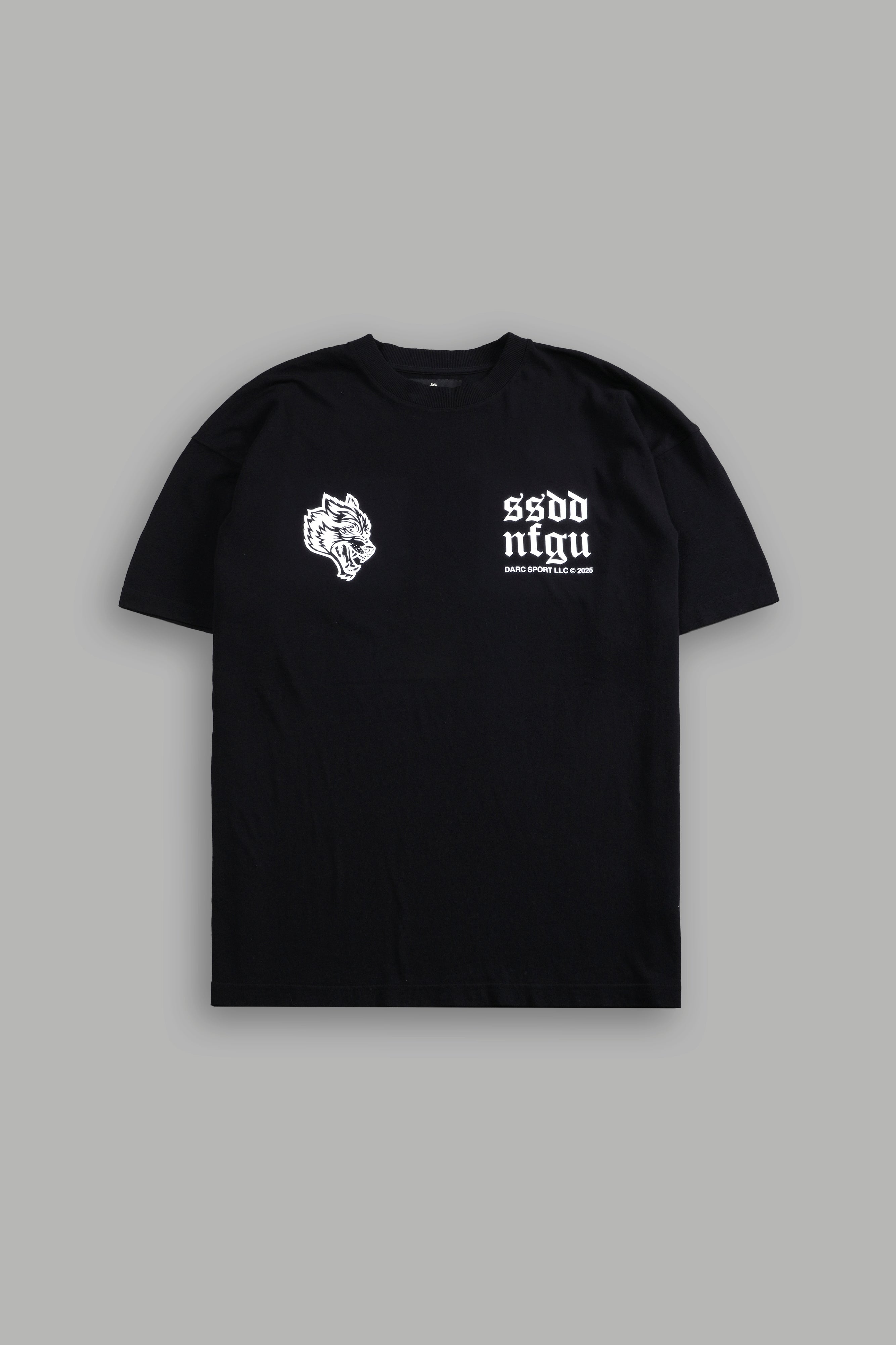 Born Stoic "Premium" Oversized Tee in Black — imagem 3