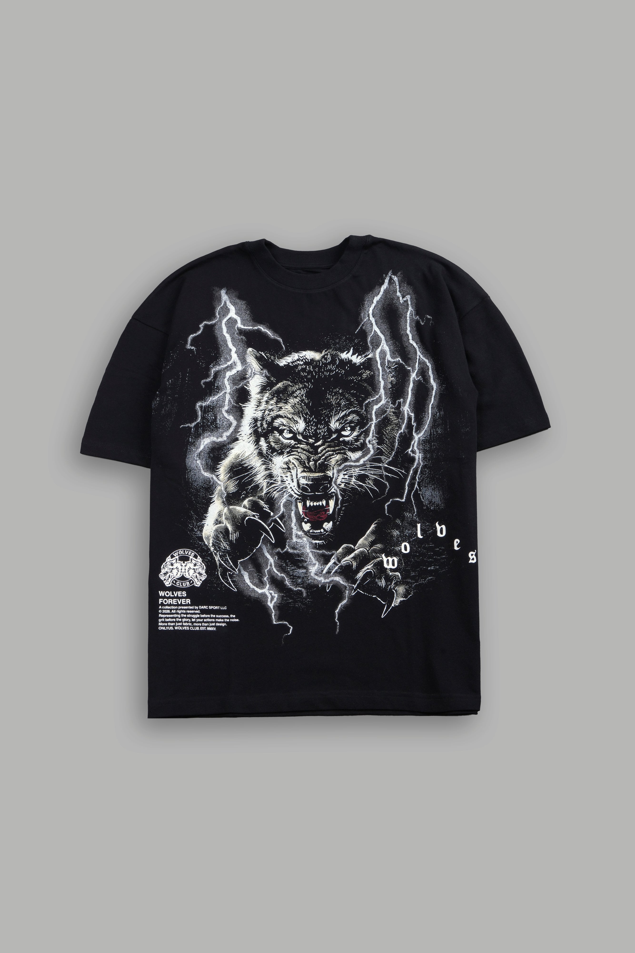 Trust Your Journey Premium Oversized Tee in Black — imagem 1
