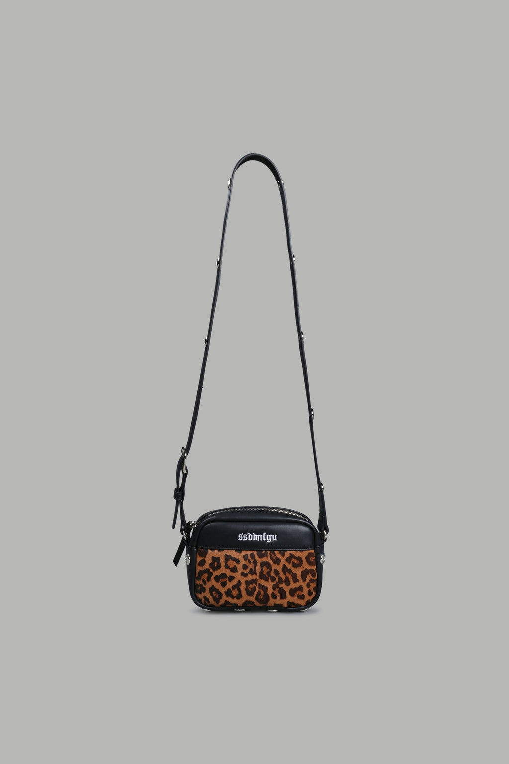 Wolf Head Rodman Leather Side Bag in Black — imagem 1