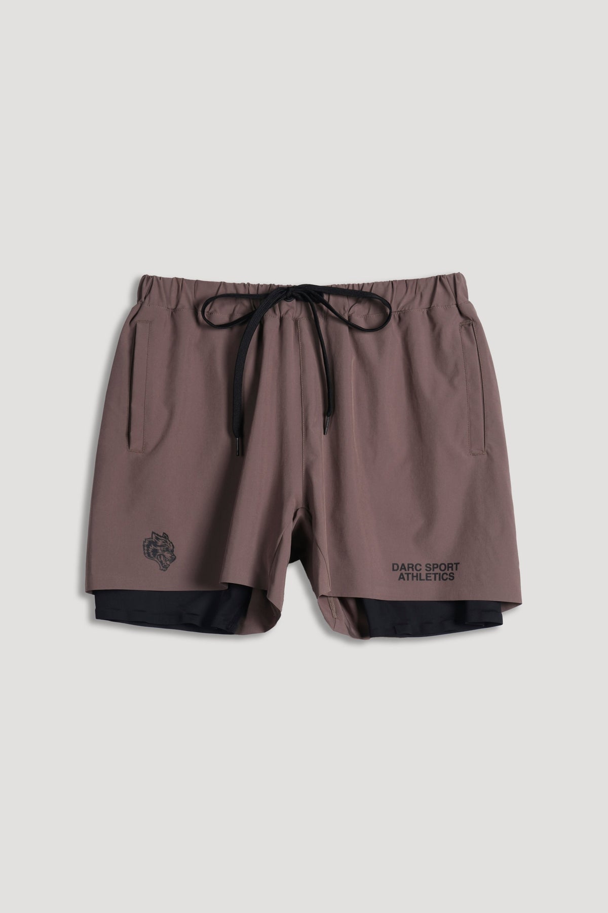 Darc Sport Athletics Compression Shorts in Mojave Brown — imagem 5