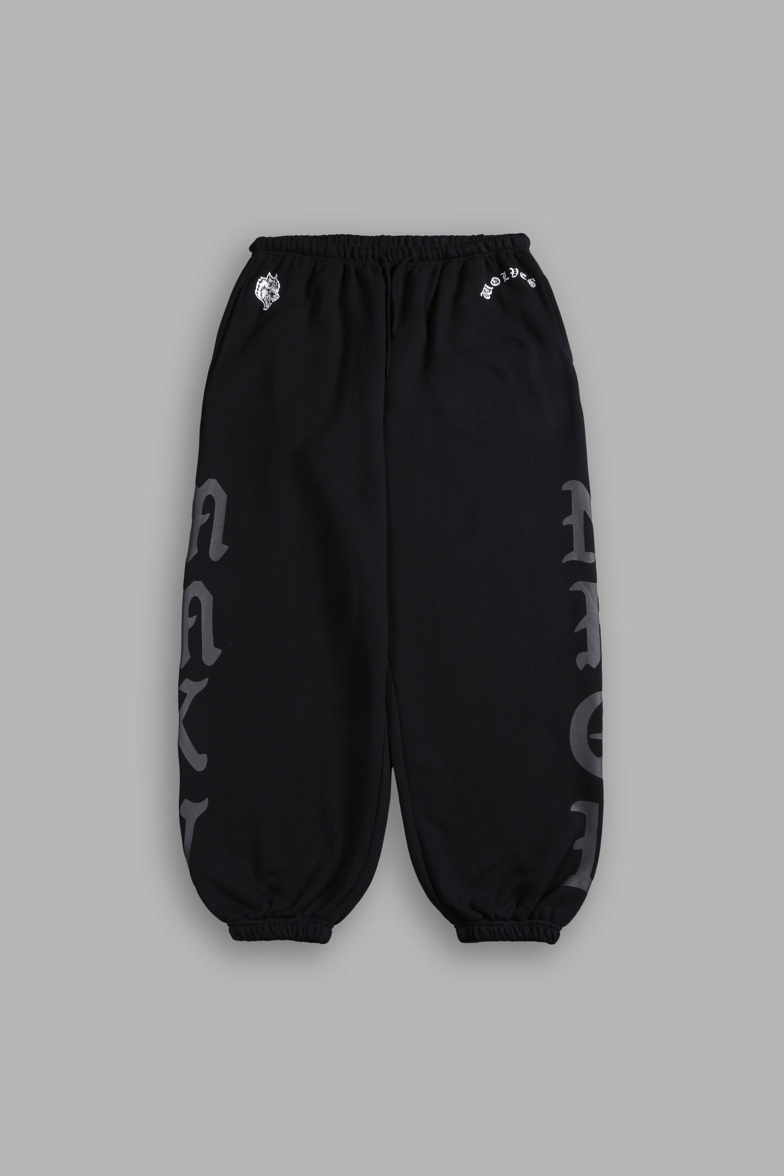 Stone Code Lightweight Lounger Sweat Pants in Black — imagem 1