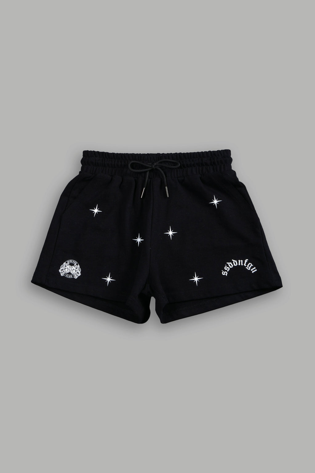 FRVR In The Stars Comfy Sweat Shorts in Black — imagem 5