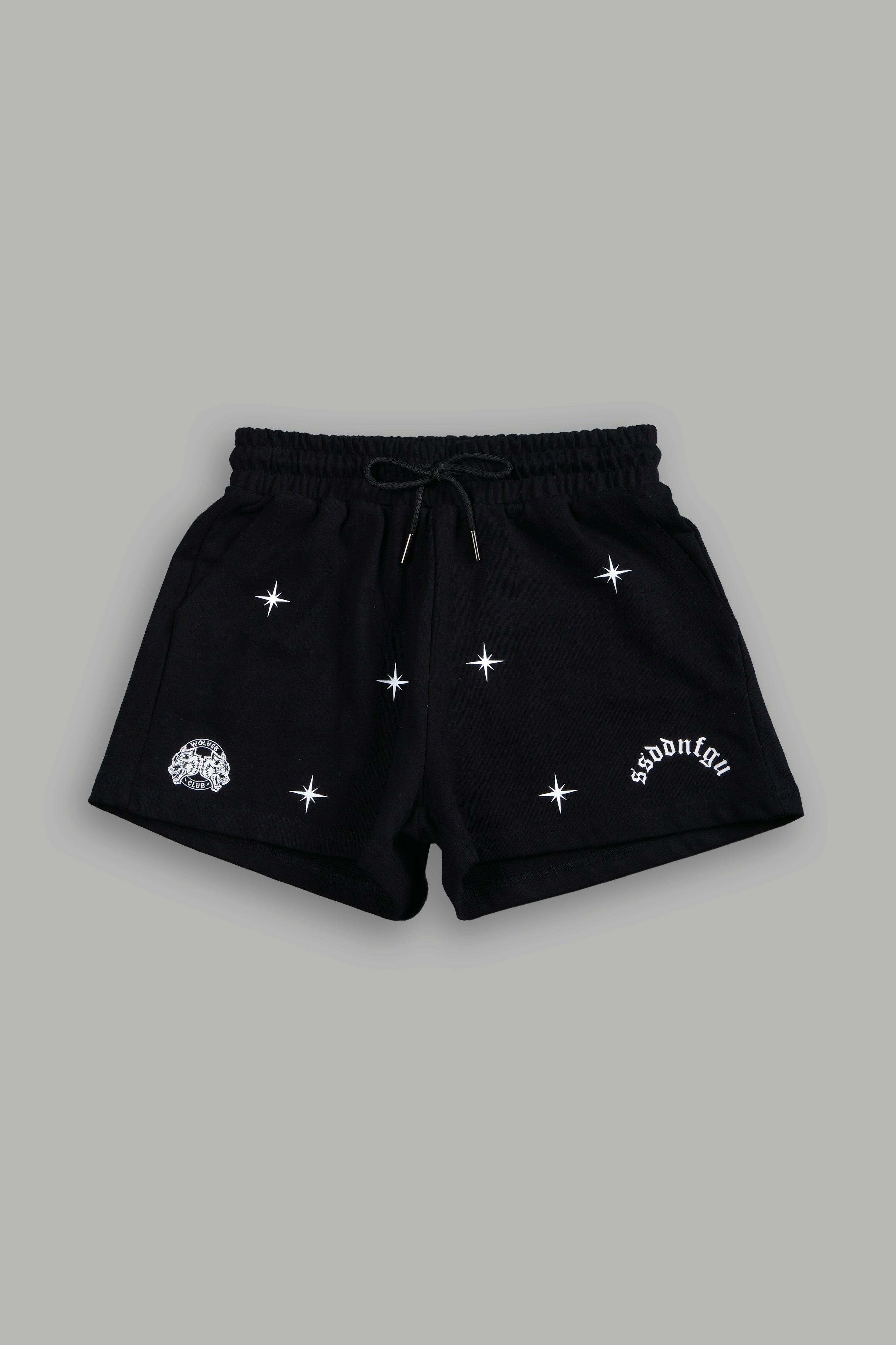 FRVR In The Stars Comfy Sweat Shorts in Black — imagem 5