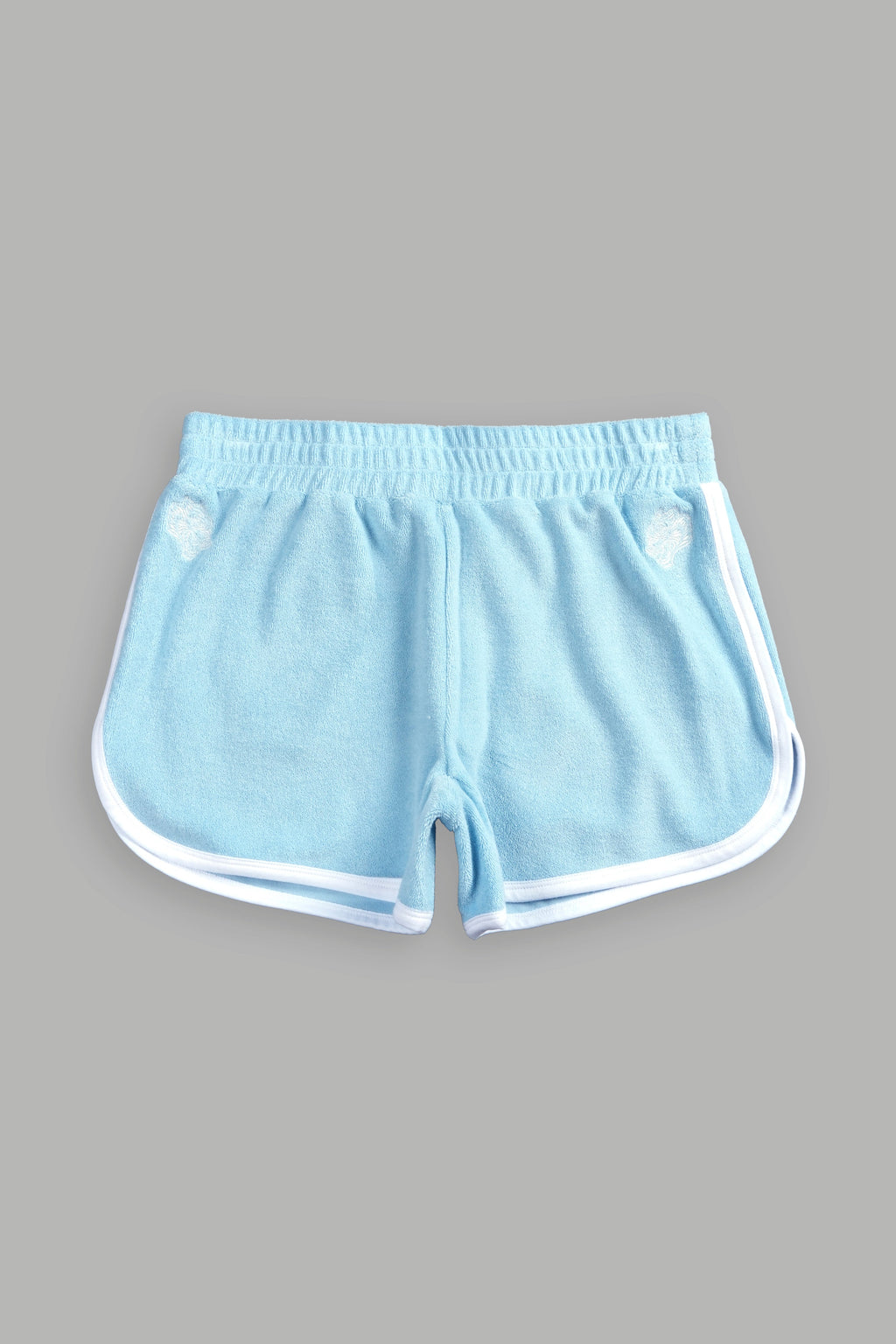 Dual Wolf Tia Track Shorts in Baby Blue - imagem 14