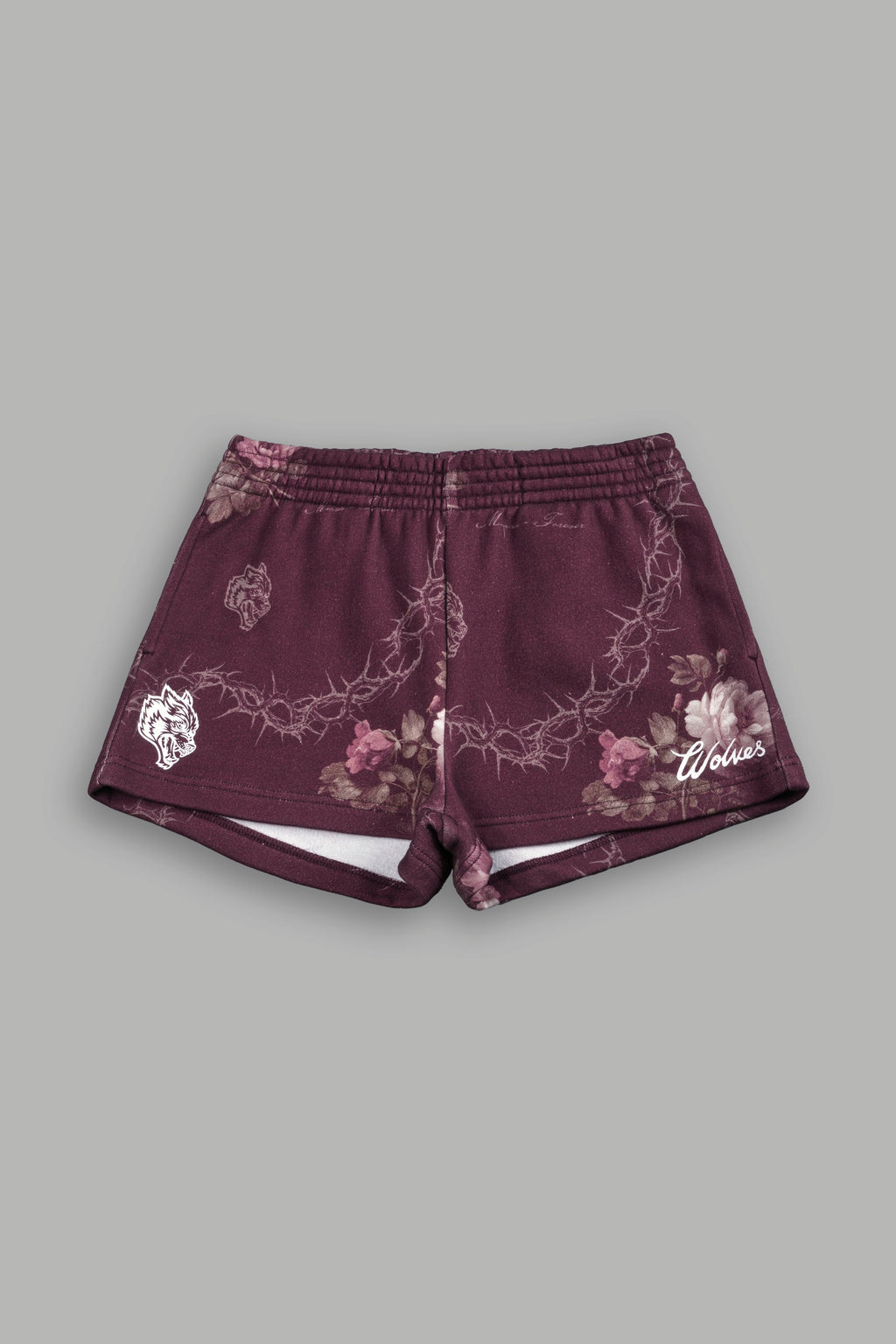Rose Thorn Ellie Sweat Shorts in Cherry Wine Rose Thorn - imagem 6