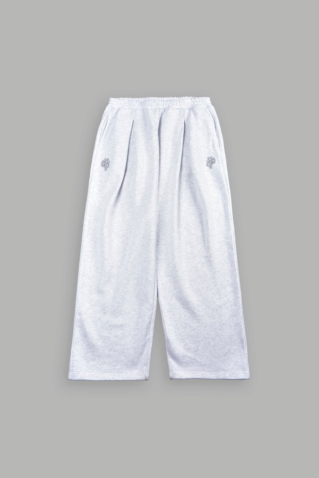 Dual Yara Pleated Sweat Pants In Super Light Athletic Gray - imagem 7