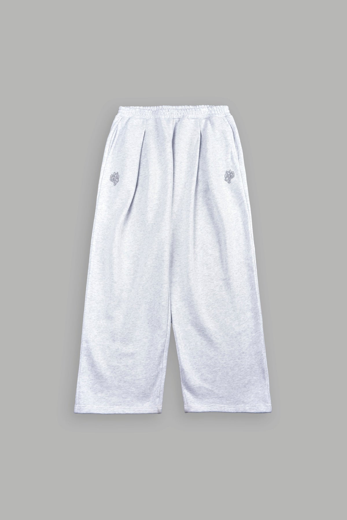 Dual Yara Pleated Sweat Pants In Super Light Athletic Gray - imagem 7