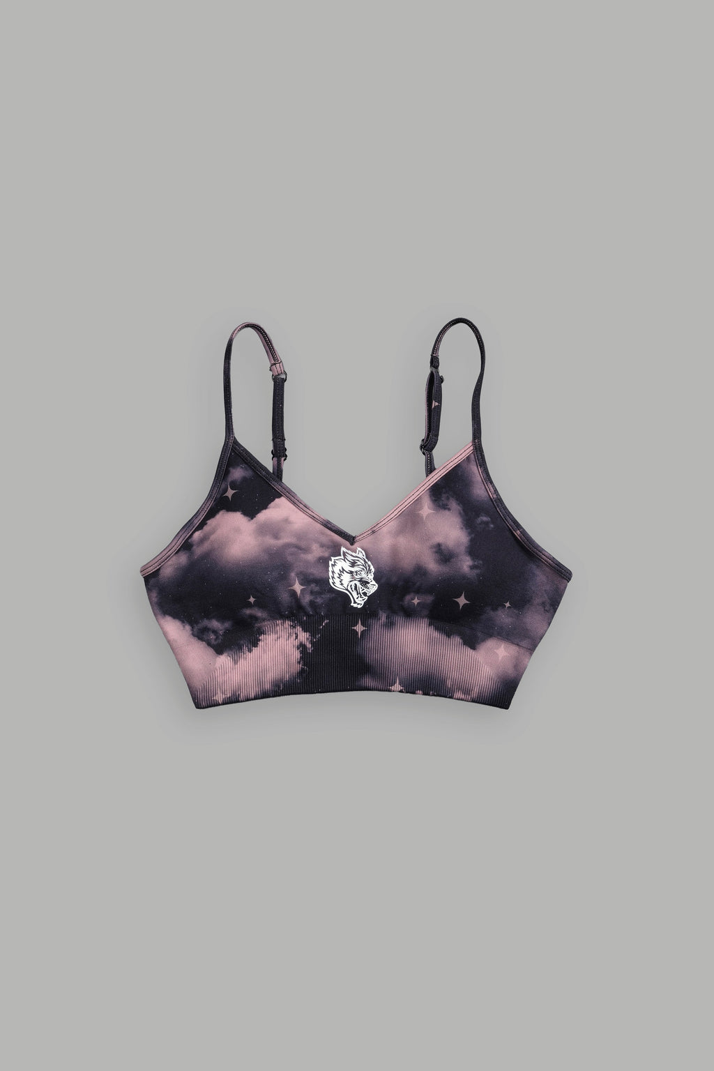 Single Wolf "Everson Seamless" Sports Bra in Black Desert Night Sky — imagem 1