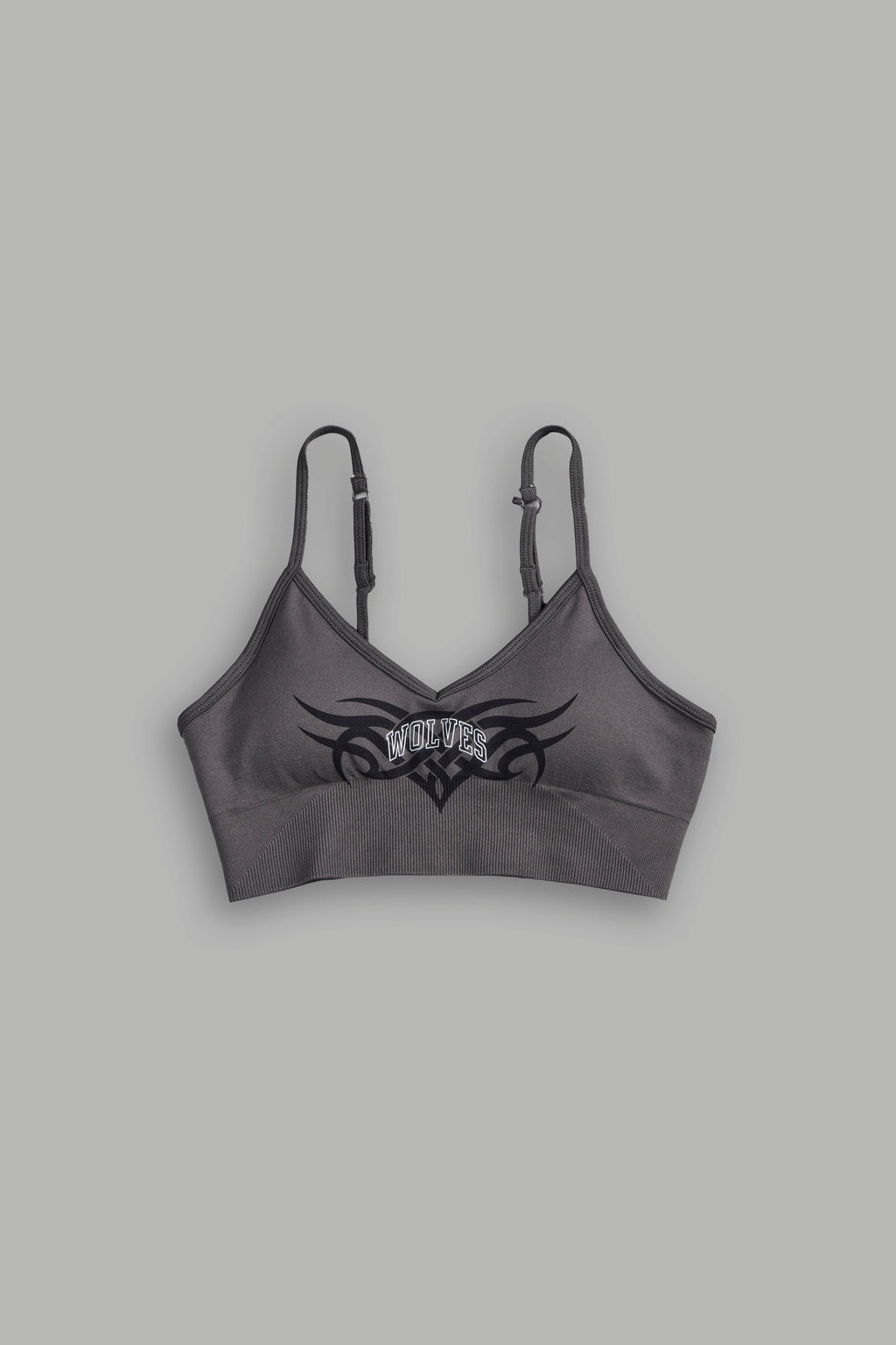 Finite Code Loyalty "Everson Seamless" Sports Bra in Wolf Gray — imagem 3