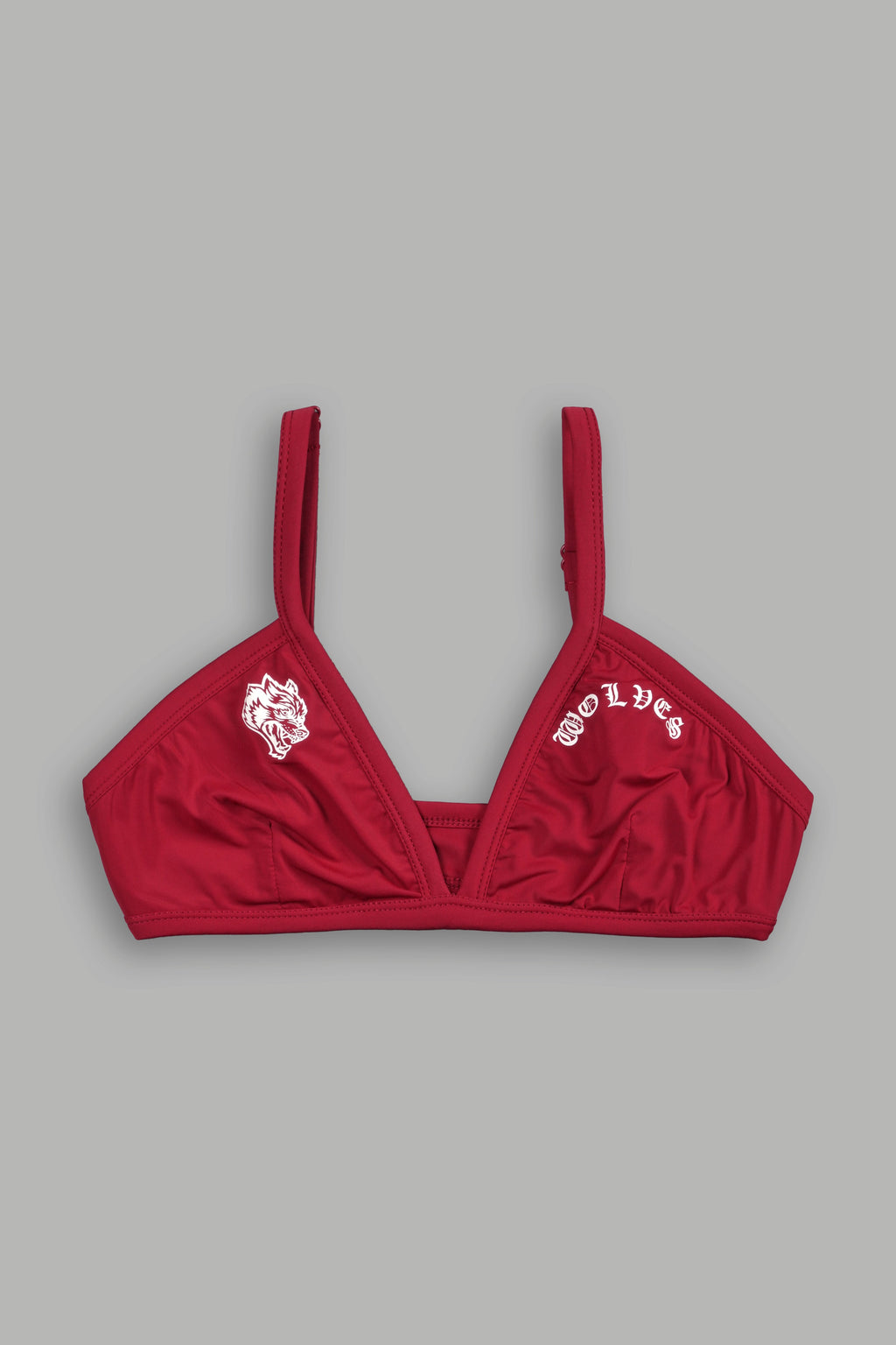 Wolf Chopper "Eva" Silky Triangle Bralette in Deep Raspberry - imagem 6