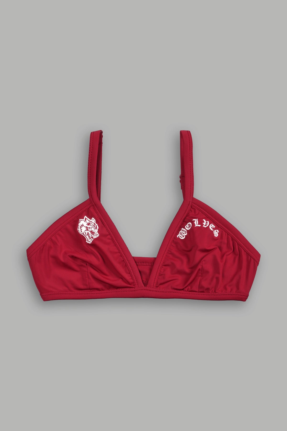 Wolf Chopper "Eva" Silky Triangle Bralette in Deep Raspberry - imagem 6