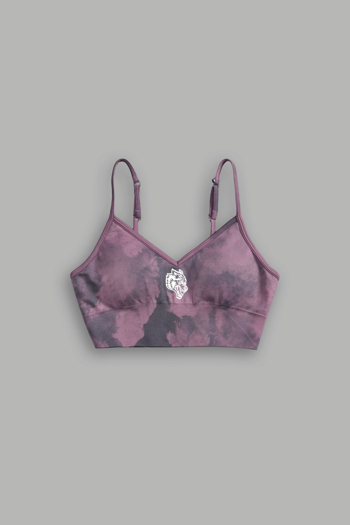 Conquer "Everson Seamless" Sports Bra in Cipher Purple Big Ghost Cloud - imagem 3