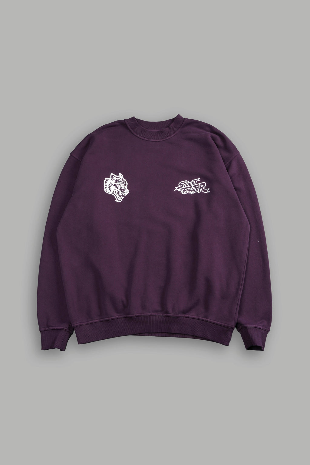 Final Boss Unisex London Crewneck in Storm Purple - imagem 3