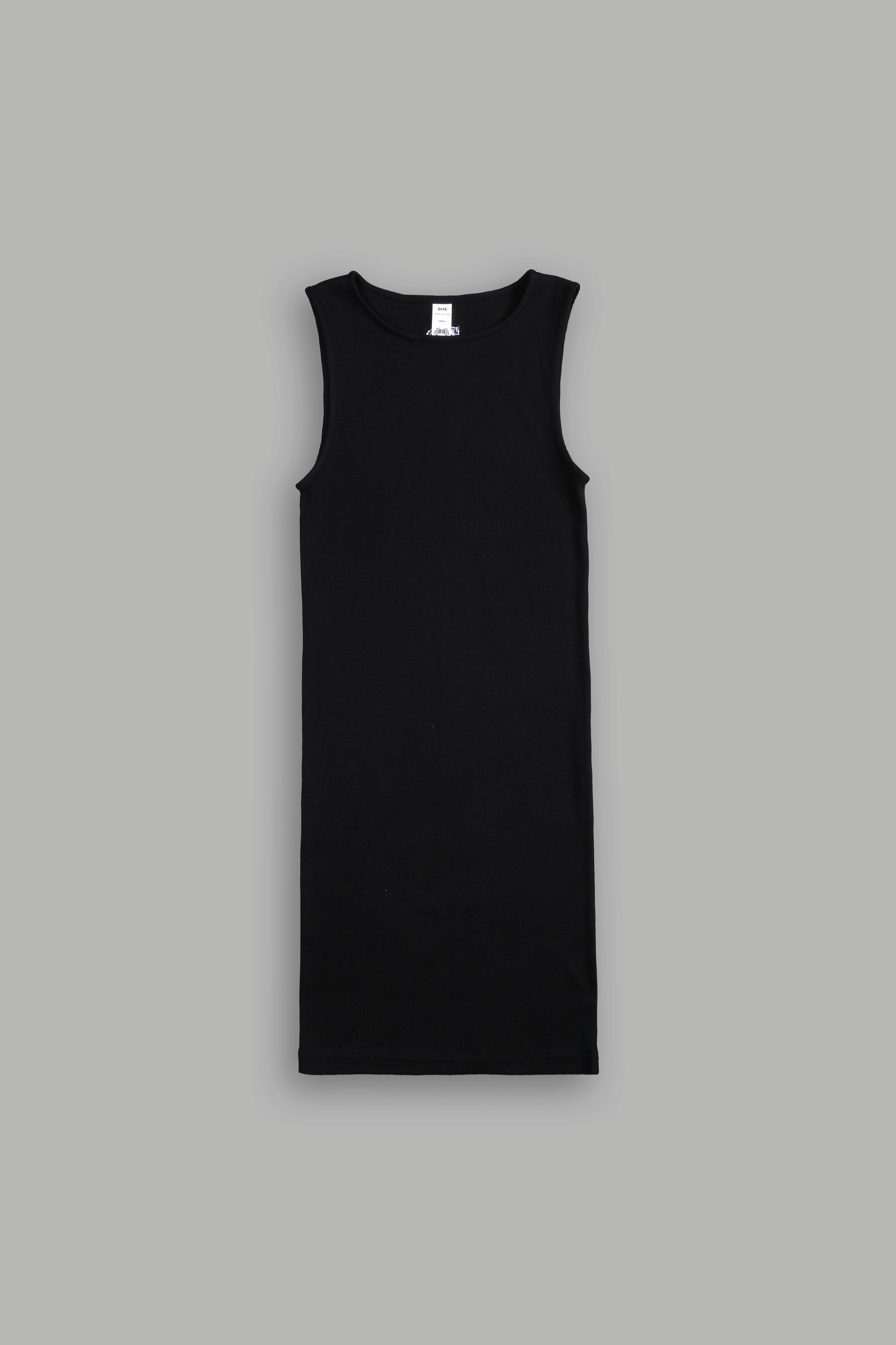 Single Wolf Tyrell Tank Dress in Black — imagem 3