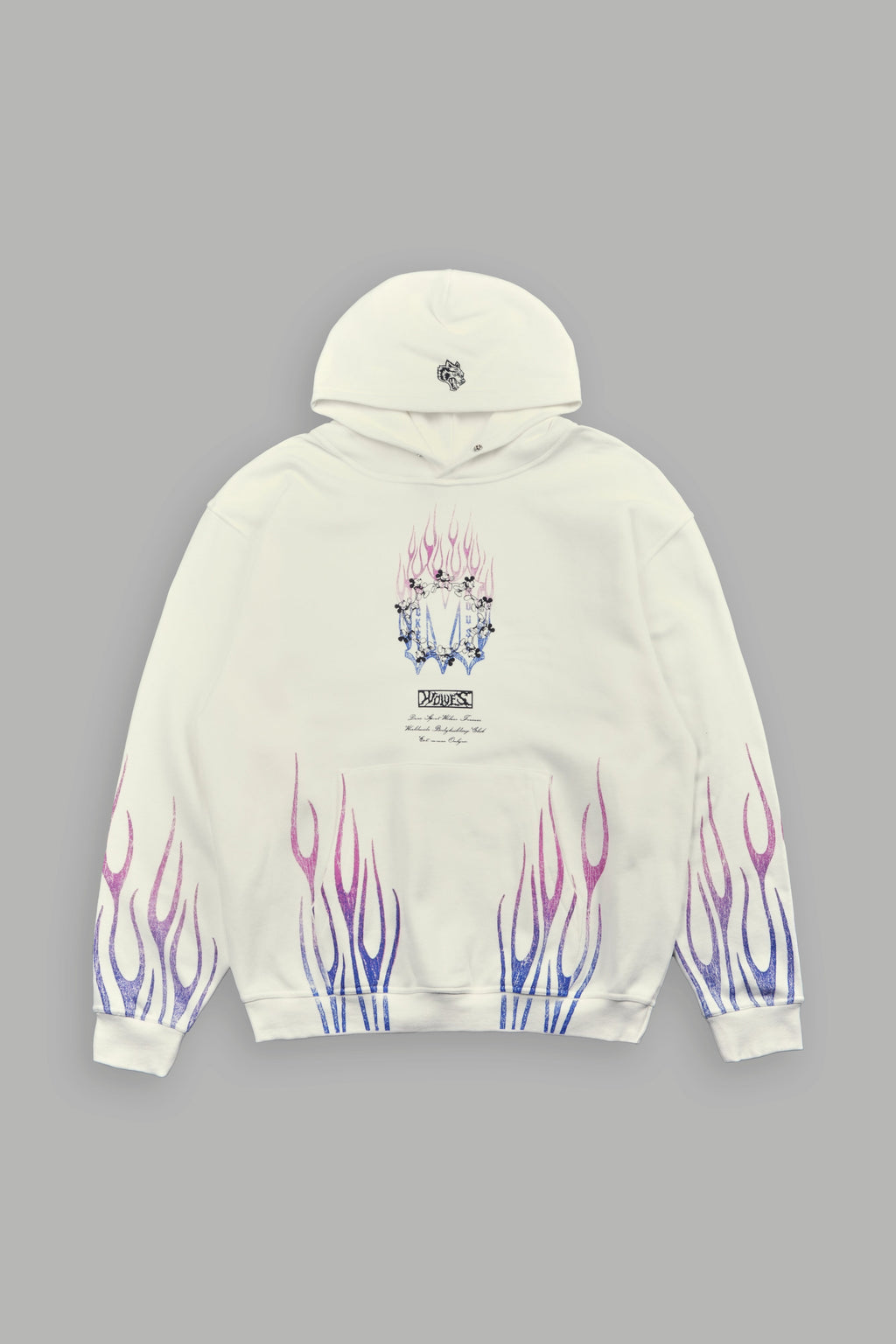 Mickey Forever Pierce Hoodie in Cream