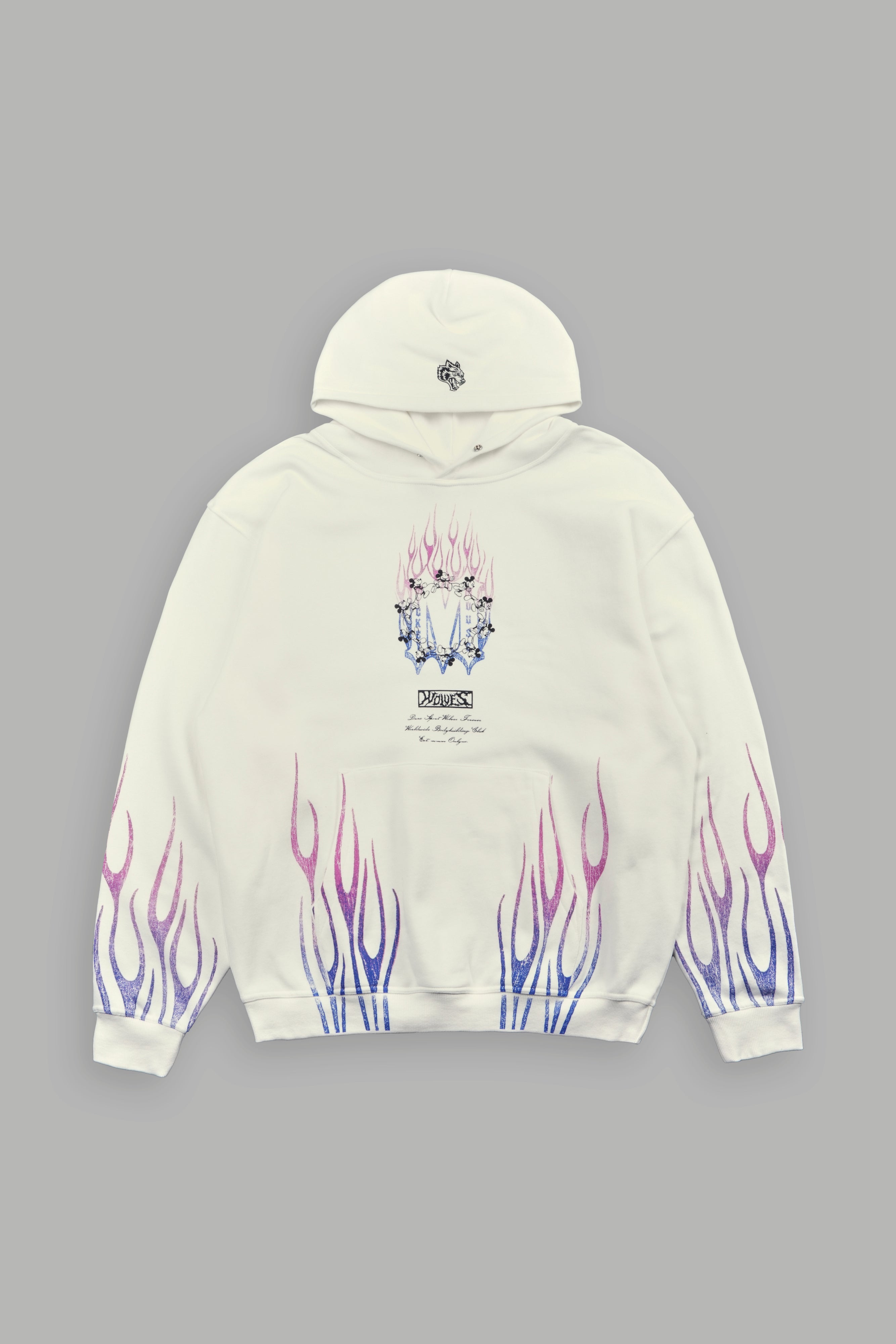 Mickey Forever Pierce Hoodie in Cream
