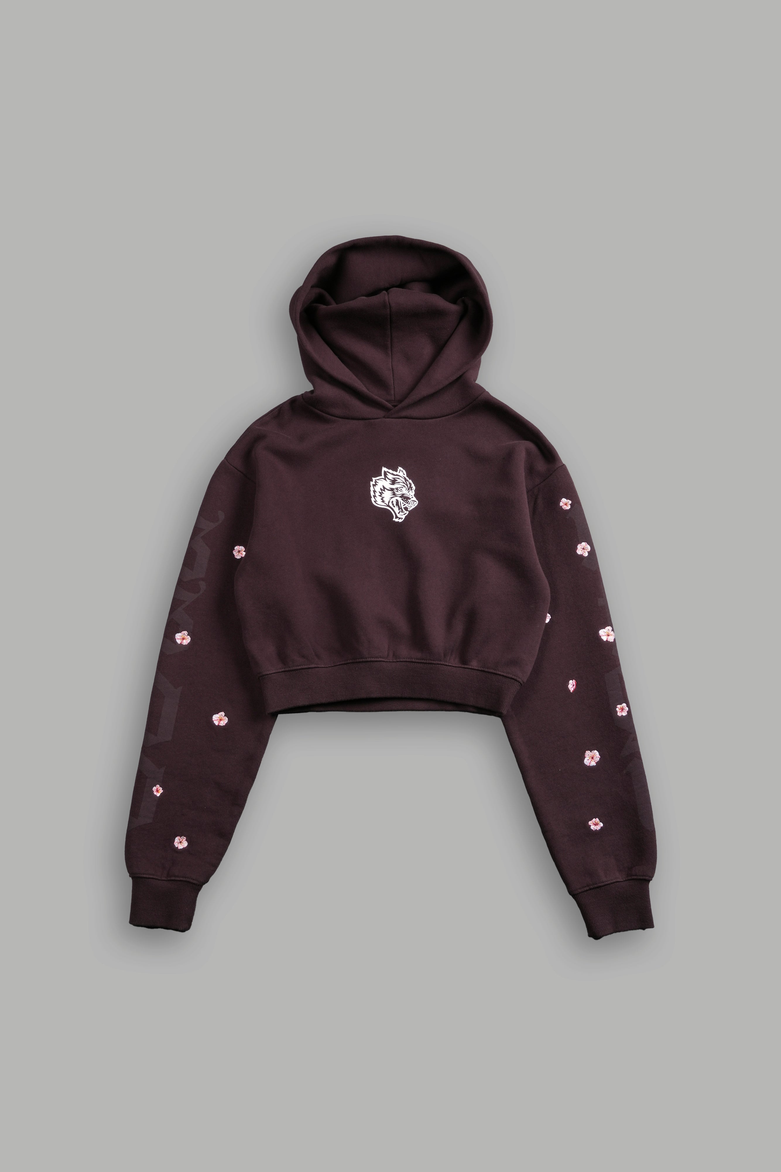 Blossom Forever "Rose" Hoodie in Darc Garnet — imagem 3