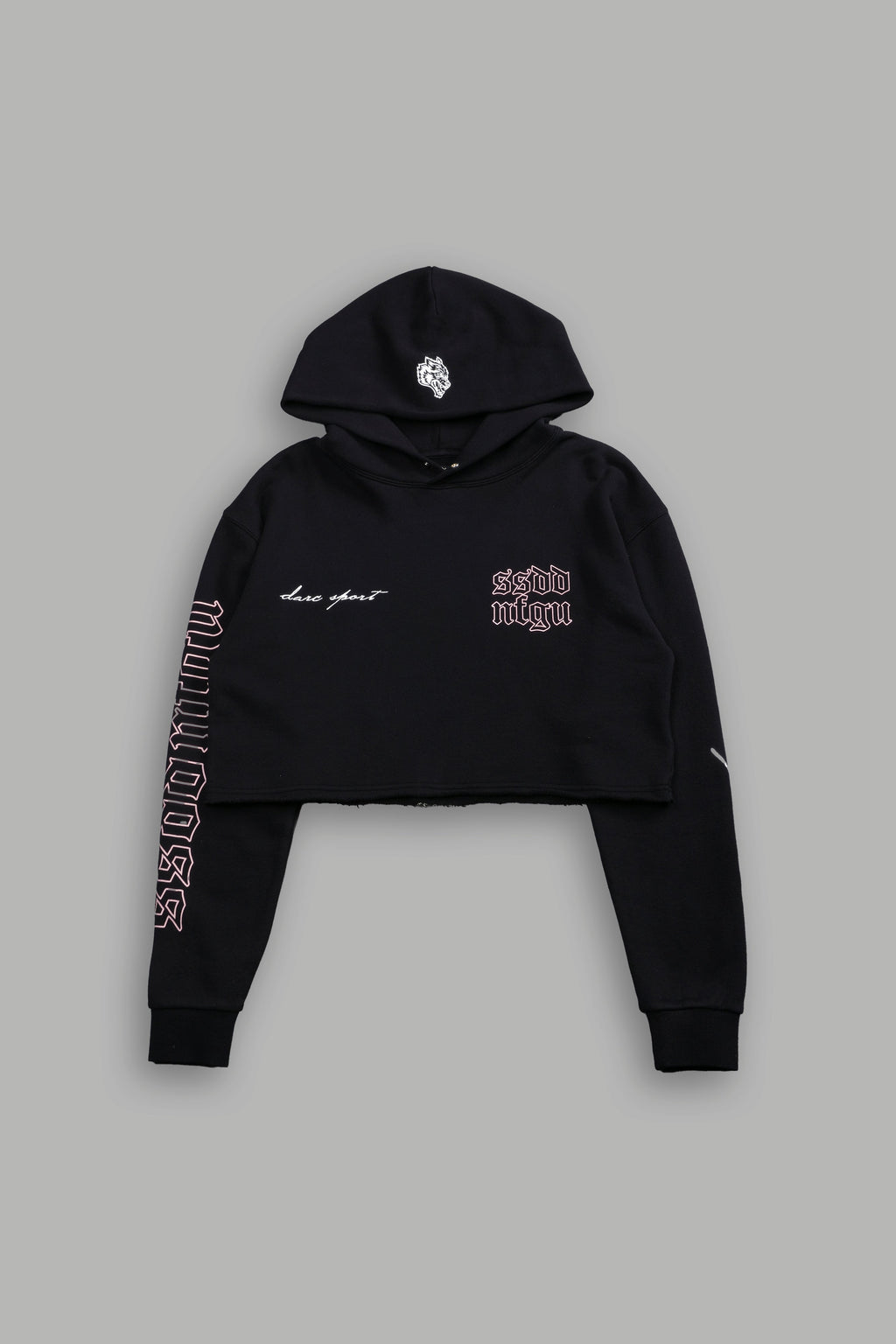 New Beginnings "Pierce" (Cropped) Hoodie in Black — imagem 3