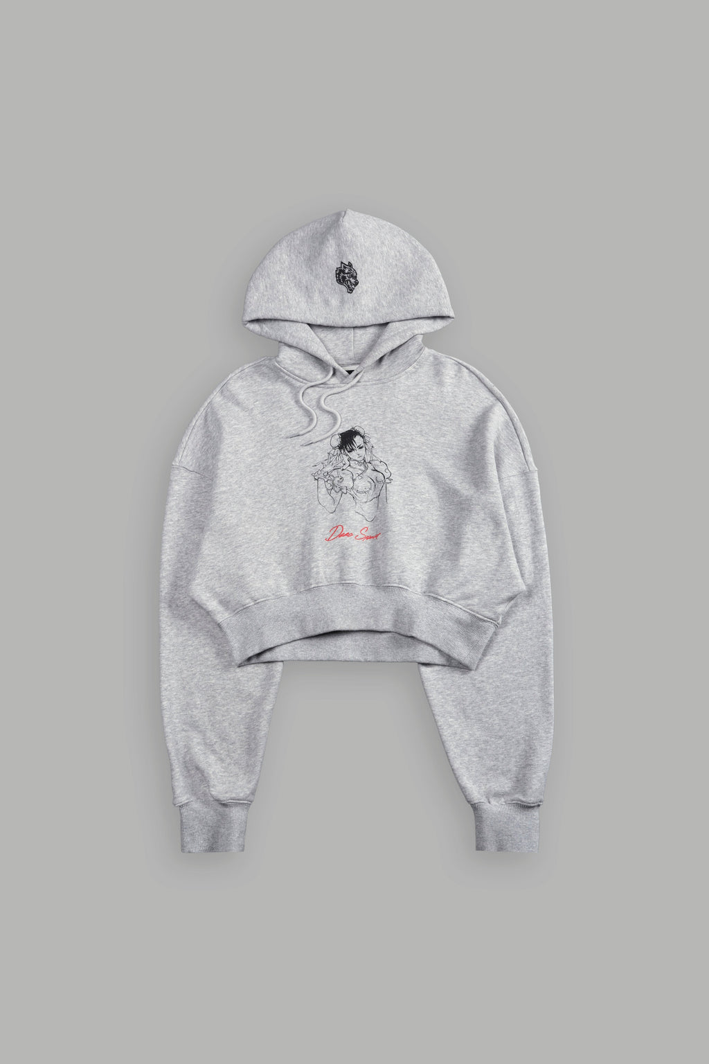 No Match "Ava" Hoodie in Light Athletic Gray - imagem 2