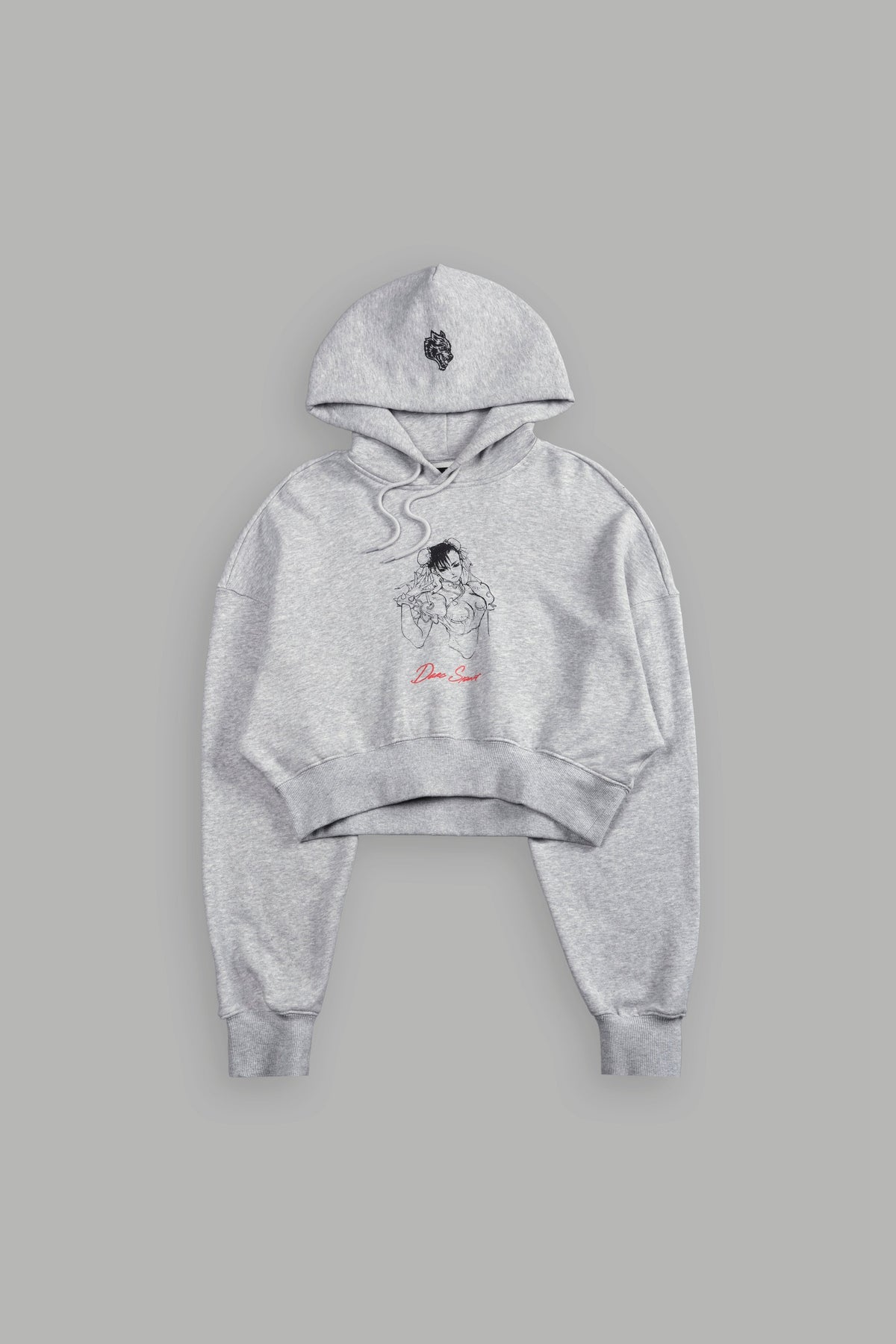 No Match "Ava" Hoodie in Light Athletic Gray - imagem 2