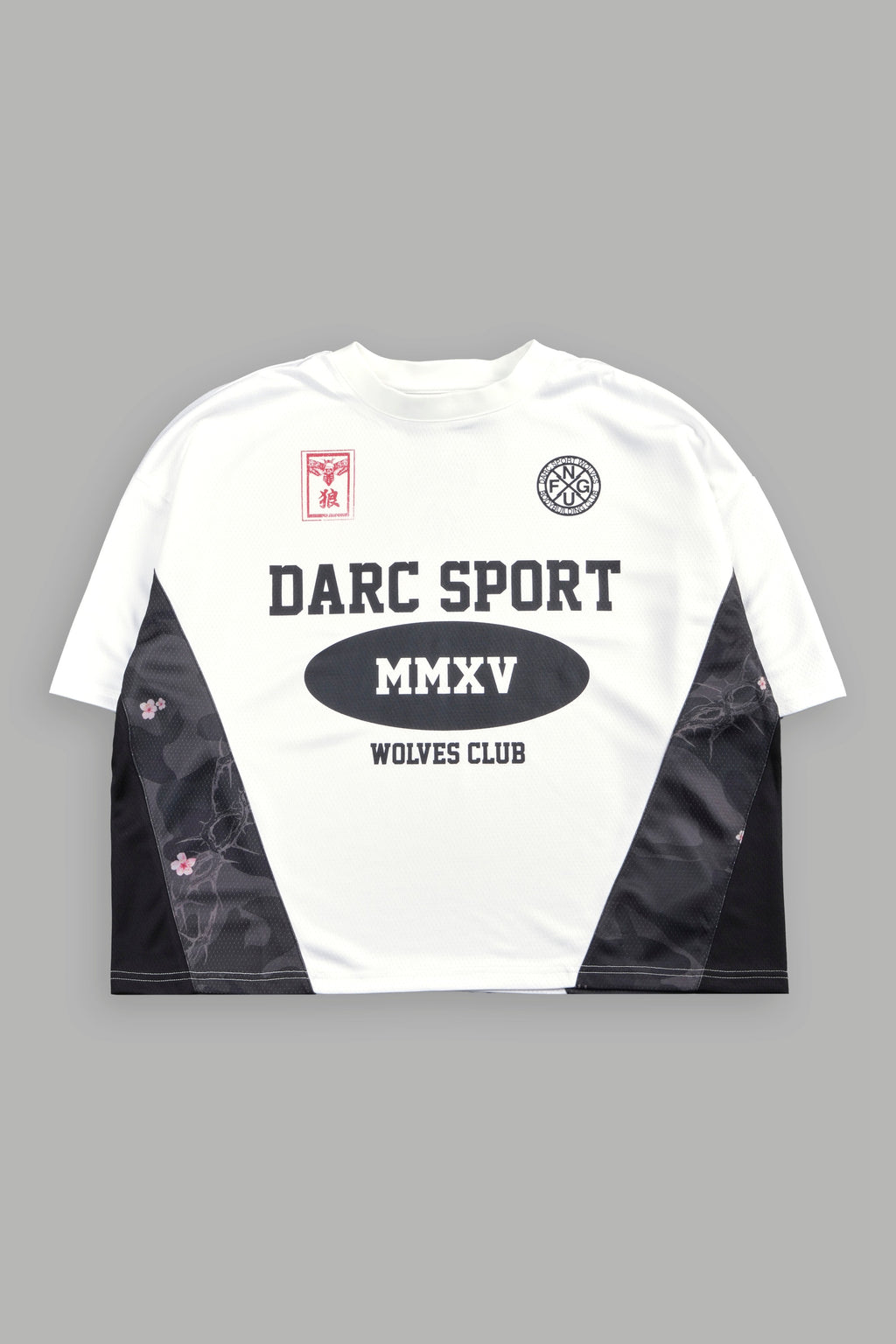 Ds Warrior Naldo Sports Jersey in Cream/Black — imagem 1