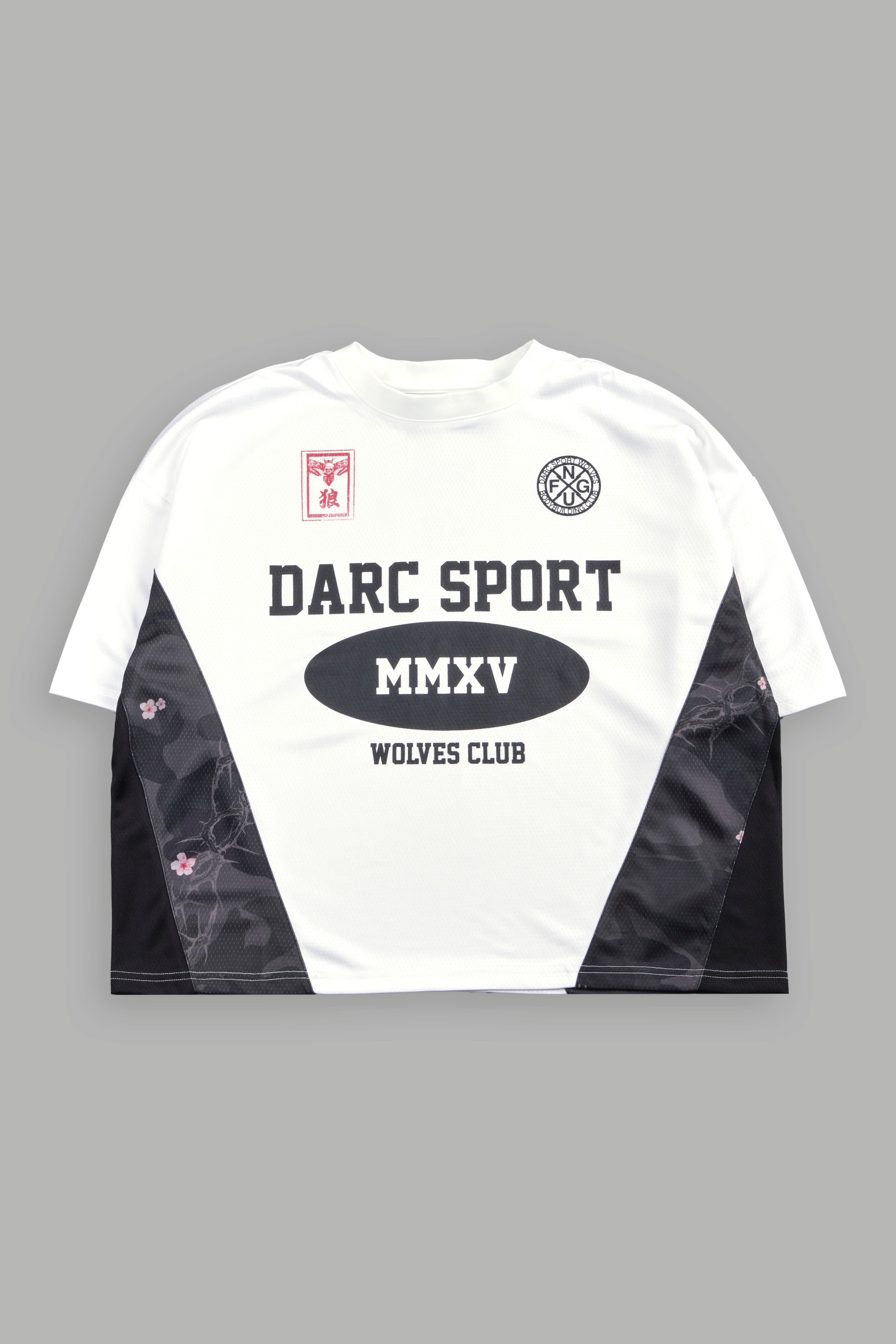Ds Warrior Naldo Sports Jersey in Cream/Black — imagem 1