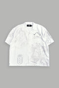 Ronin'S Lament Romero Mid Length Button Up in Cream