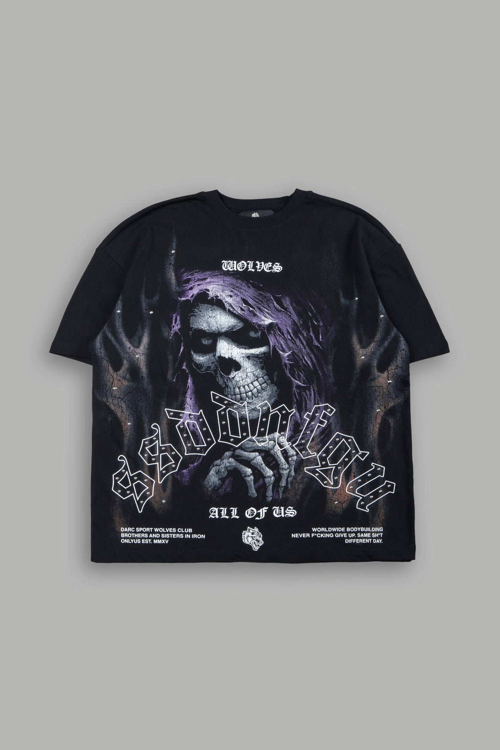 Reaper'S Calling Premium Oversized Tee In Black - imagem 1
