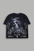 Reaper'S Calling Premium Oversized Tee In Black - imagem 1