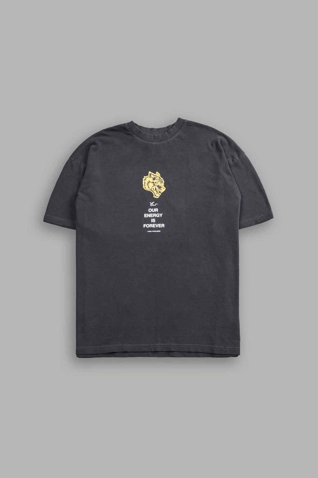Hanma Legacy "Premium" Oversized Tee in Wolf Gray — imagem 3