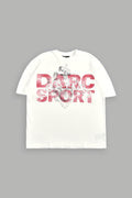 Ds Corazon Premium Oversized Tee In Cream