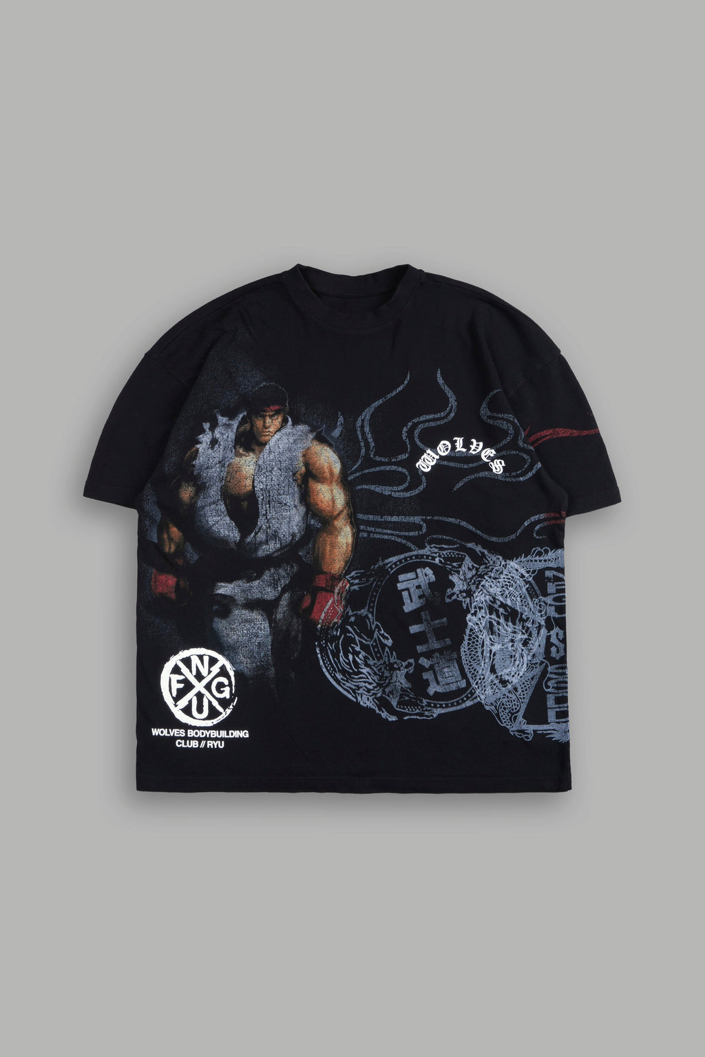 Street Fighter X Darc Sport "Mystery" Tee In Black - imagem 5